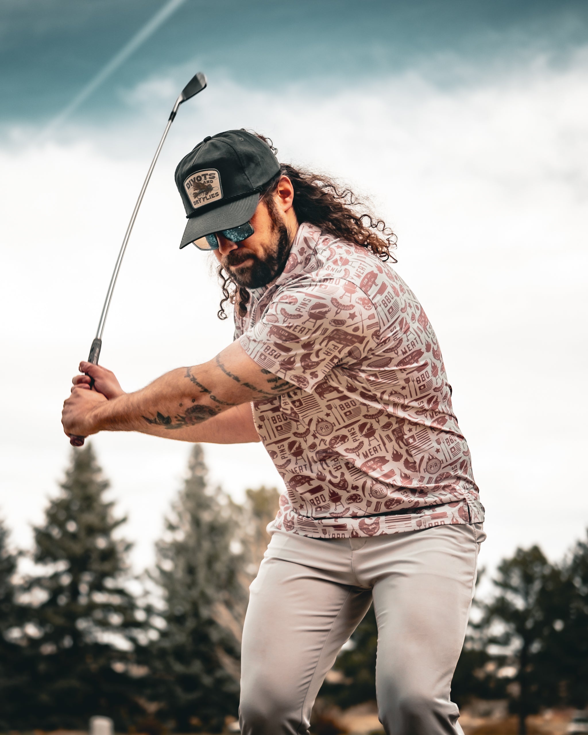 "Pitmaster grilling apron with pockets and adjustable straps, designed for cooking enthusiasts."