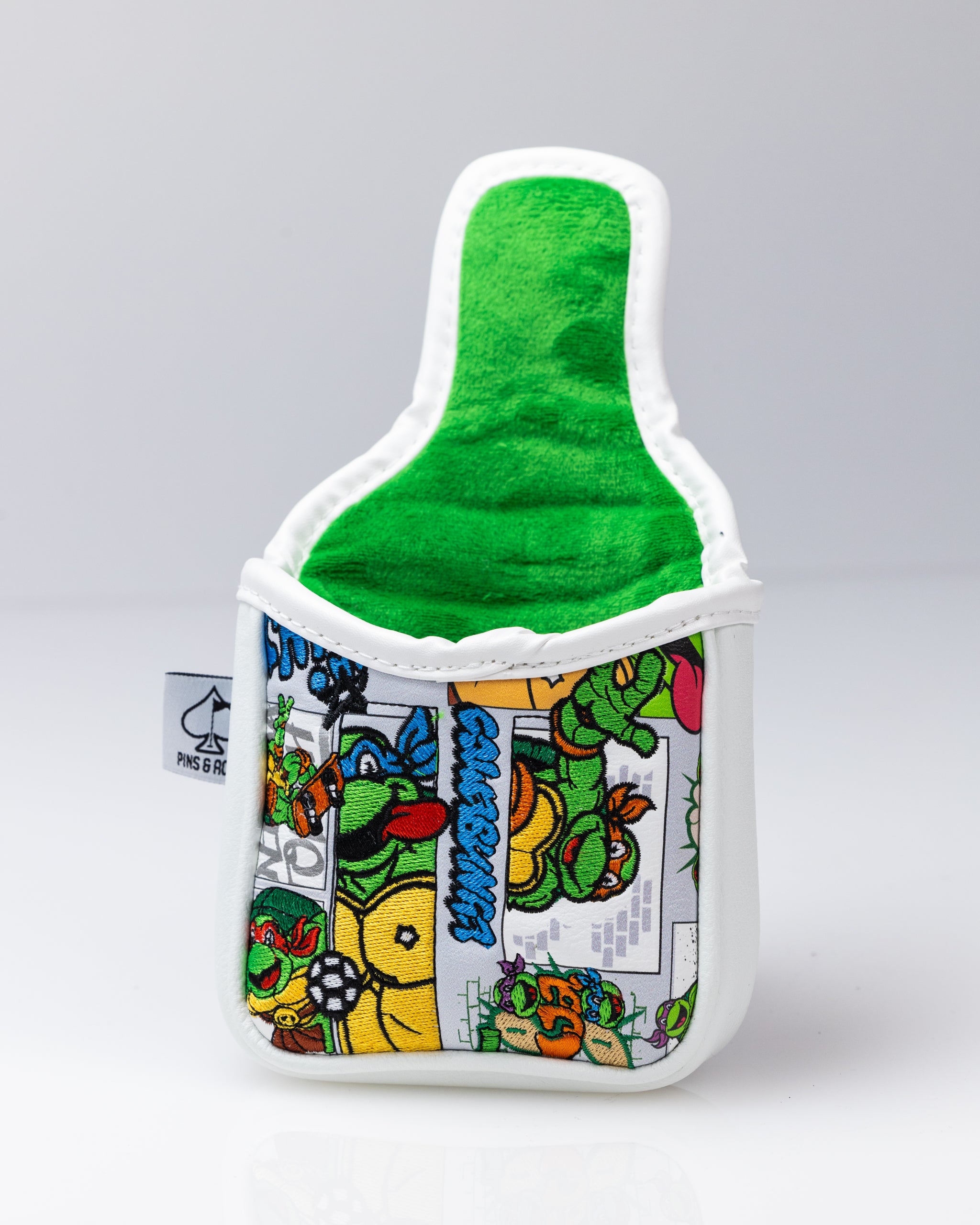 TMNT Comics Mallet Cover featuring vibrant Teenage Mutant Ninja Turtles artwork with colorful comic-style illustrations.