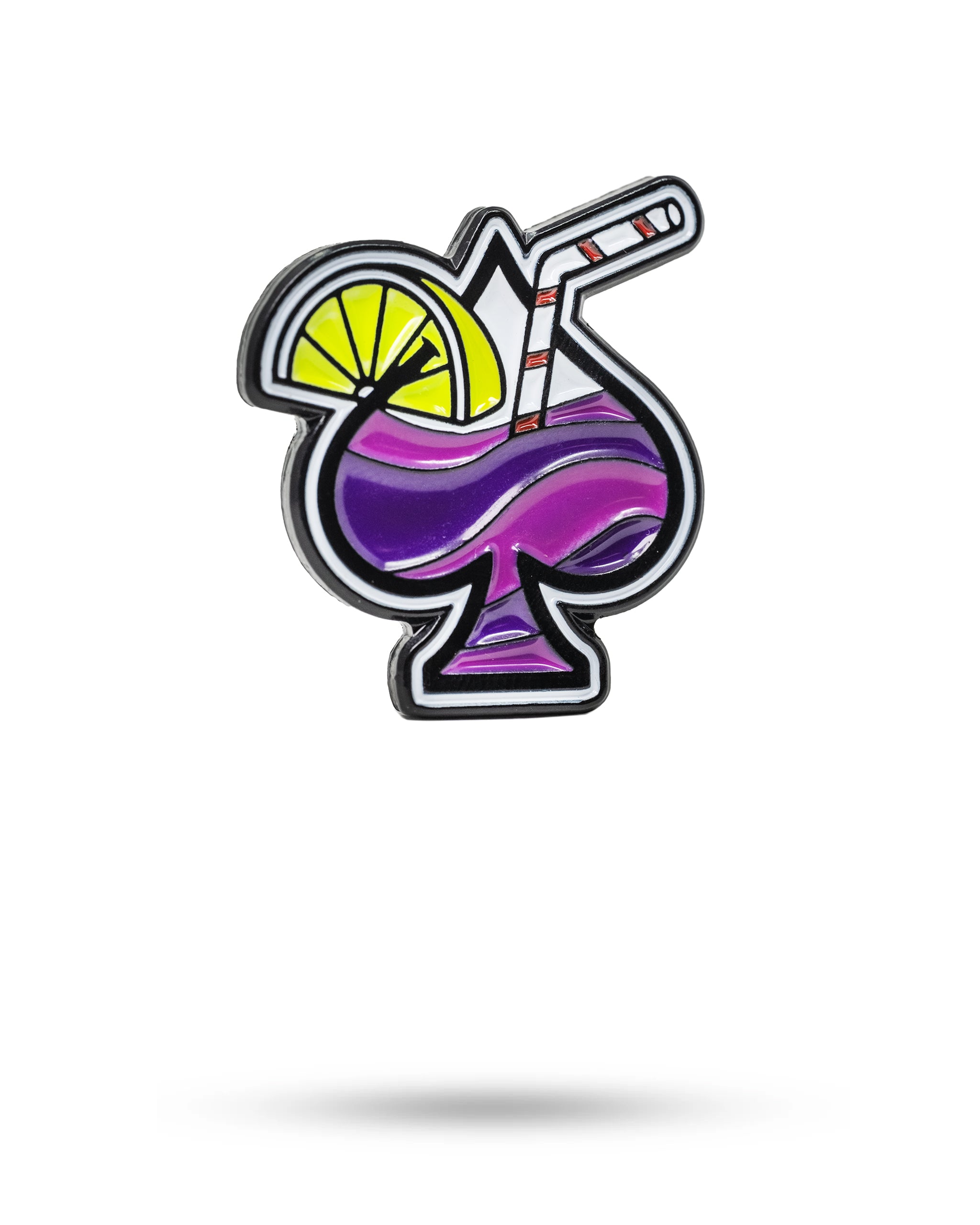 Transfusion Spade Ball Marker featuring a sleek design and spade motif, ideal for golf enthusiasts.