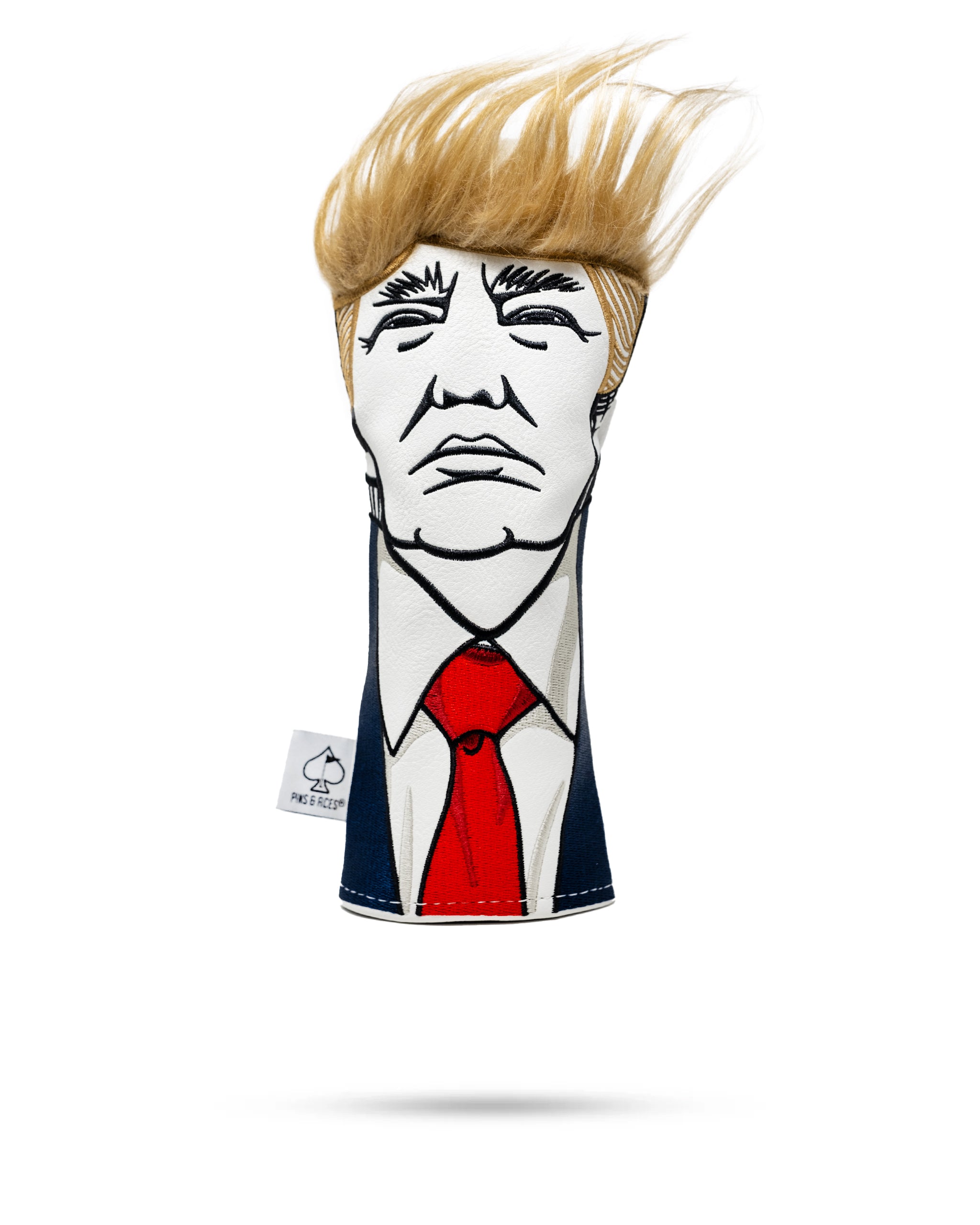 "Trump Hybrid Cover featuring a bold design with a prominent image of Donald Trump."