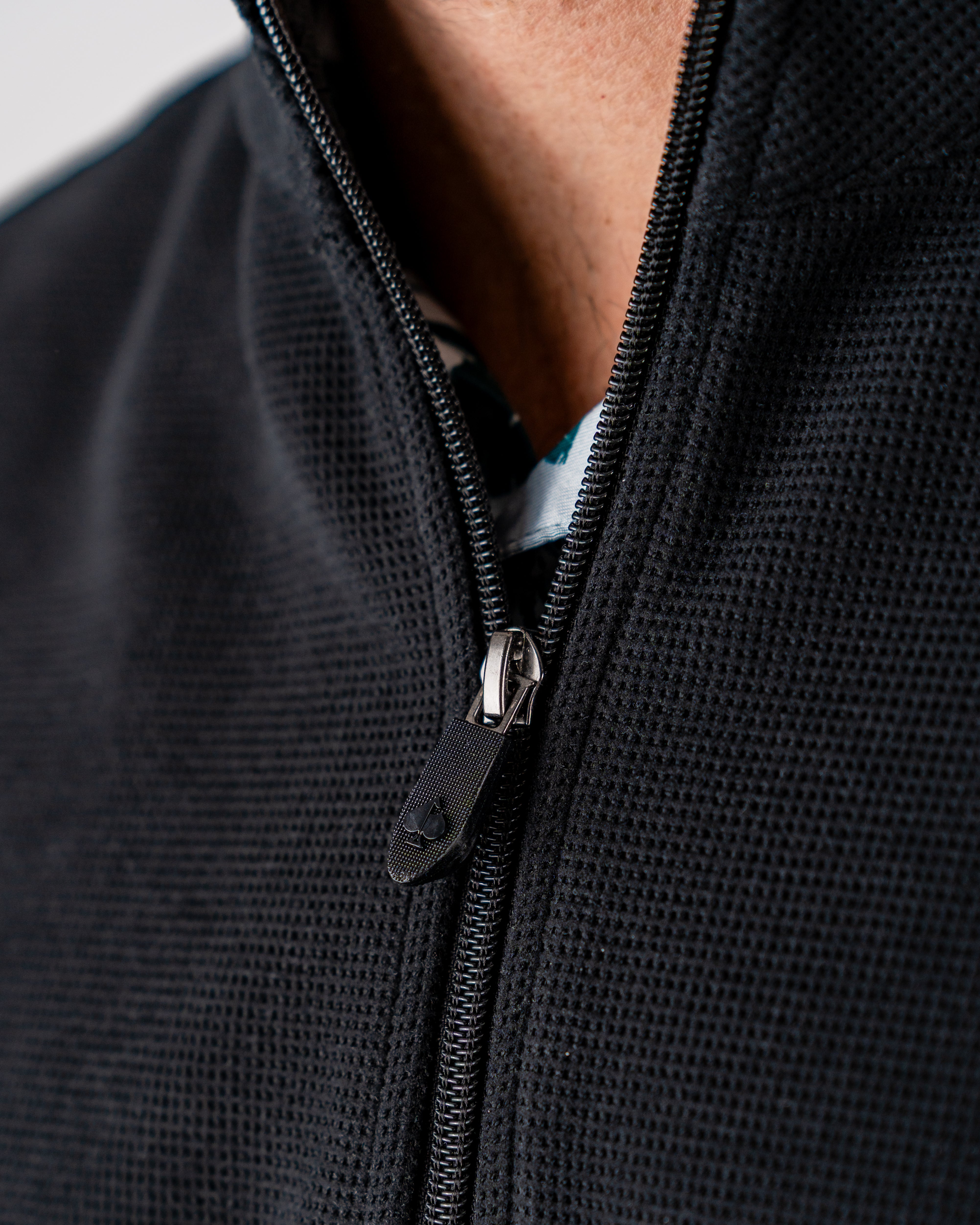 Player Preferred™ Waffle Grid Pullover - Obsidian