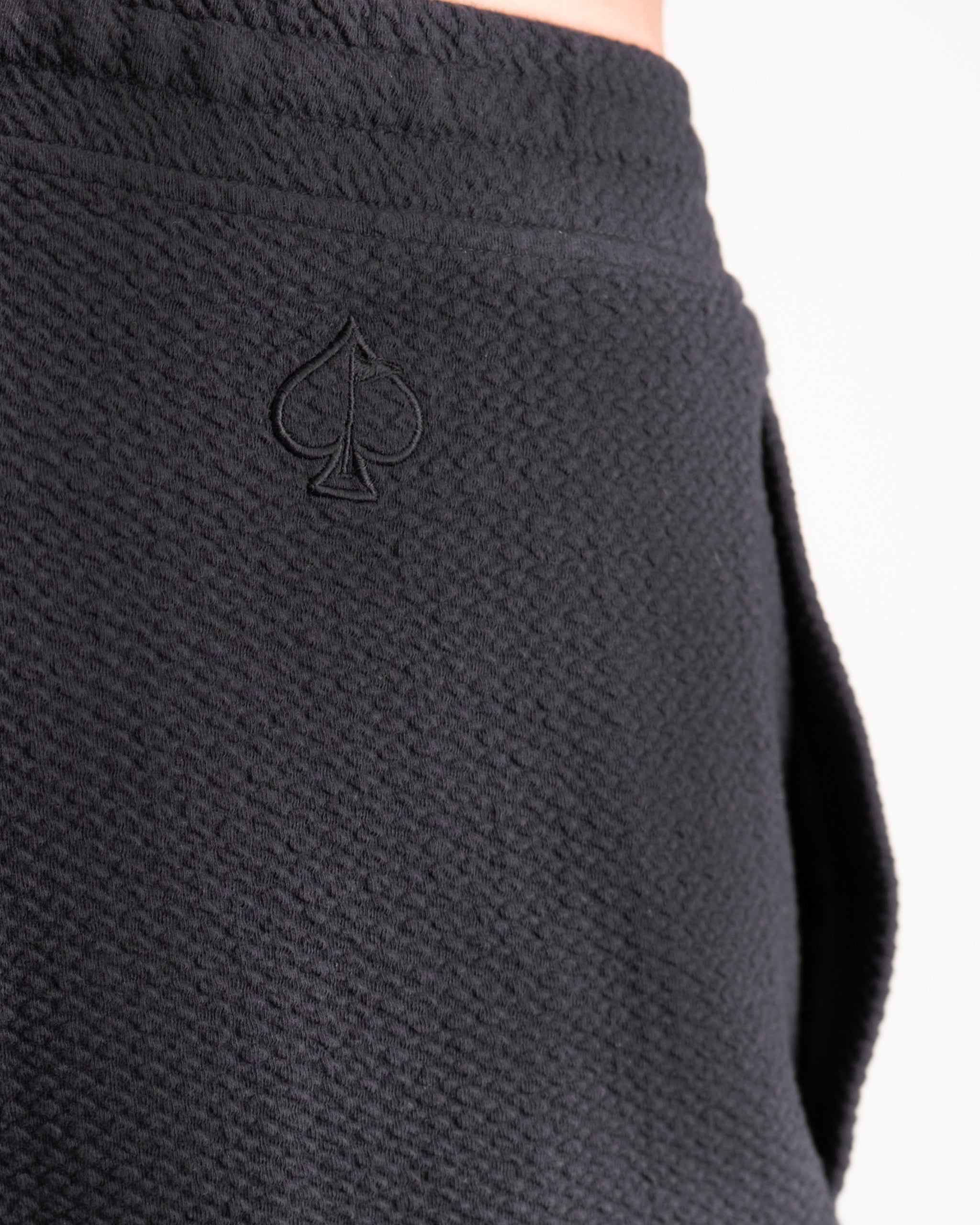 Player Preferred™ Waffleknit Shorts in Obsidian color, showcasing a comfortable and stylish design ideal for casual wear or athletic activities.
