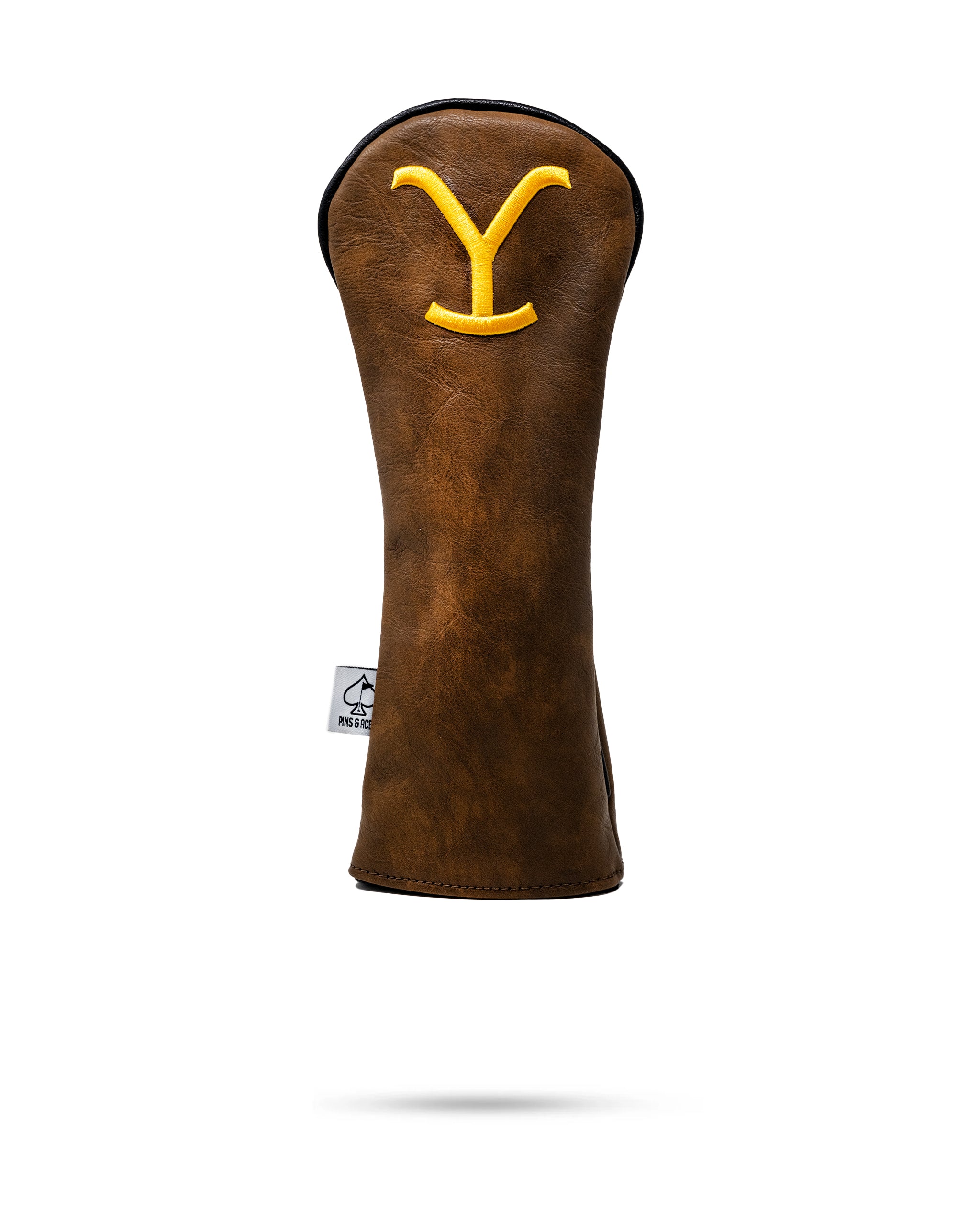 Yellowstone Hybrid Cover featuring a rugged mountain design with earthy tones, designed for golf clubs.