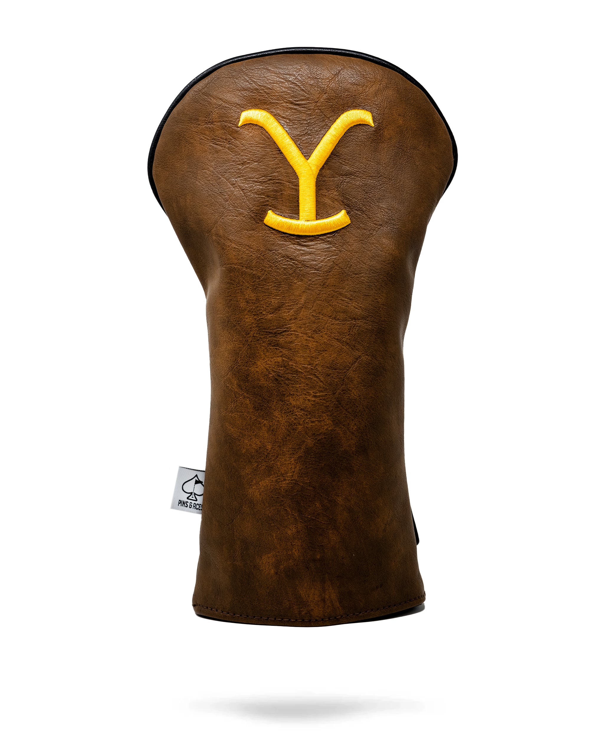 Yellowstone Driver Cover featuring a vibrant mountain landscape design, perfect for golf enthusiasts.