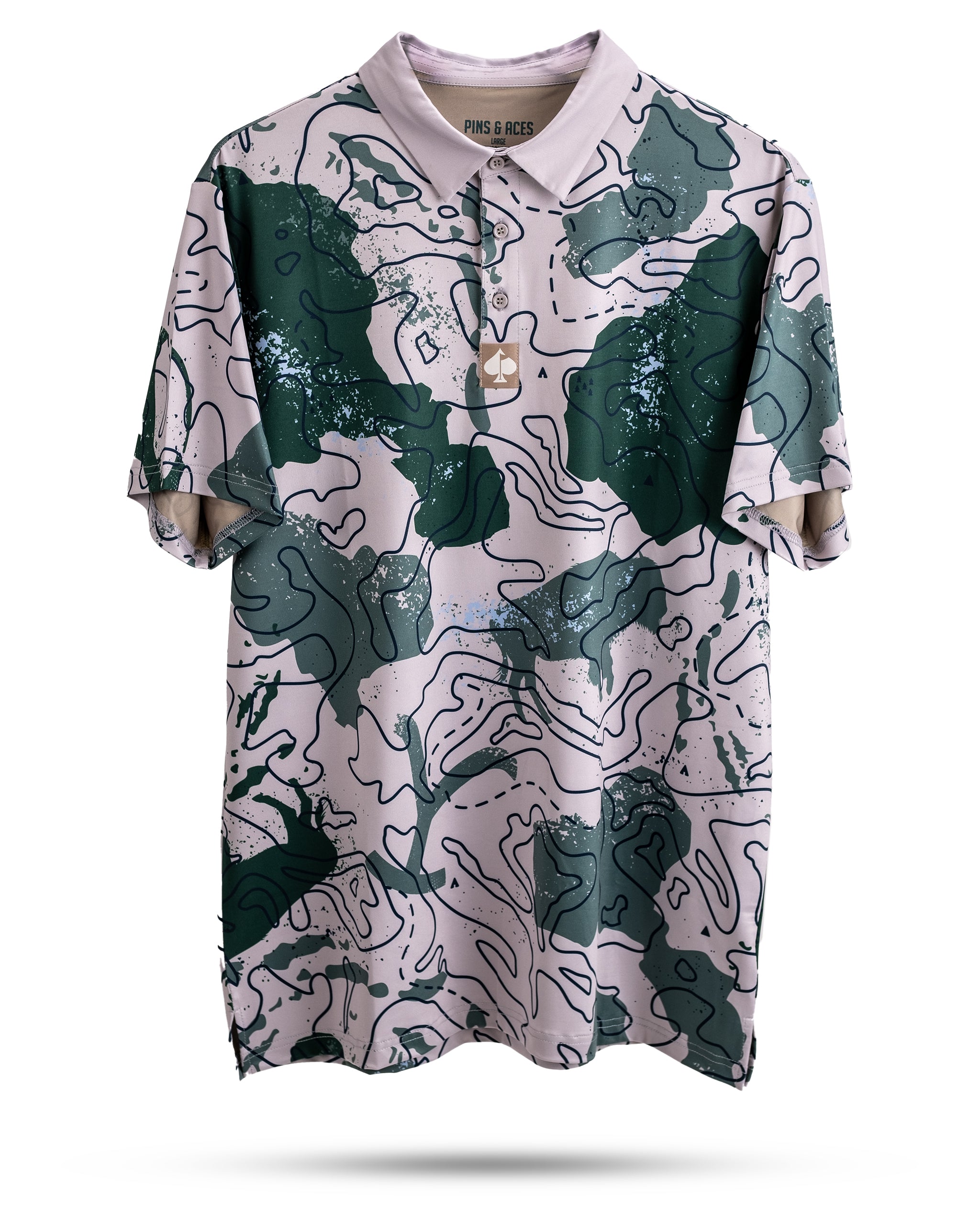 Topographic map of Yellowstone National Park featuring colorful elevation lines and terrain details.