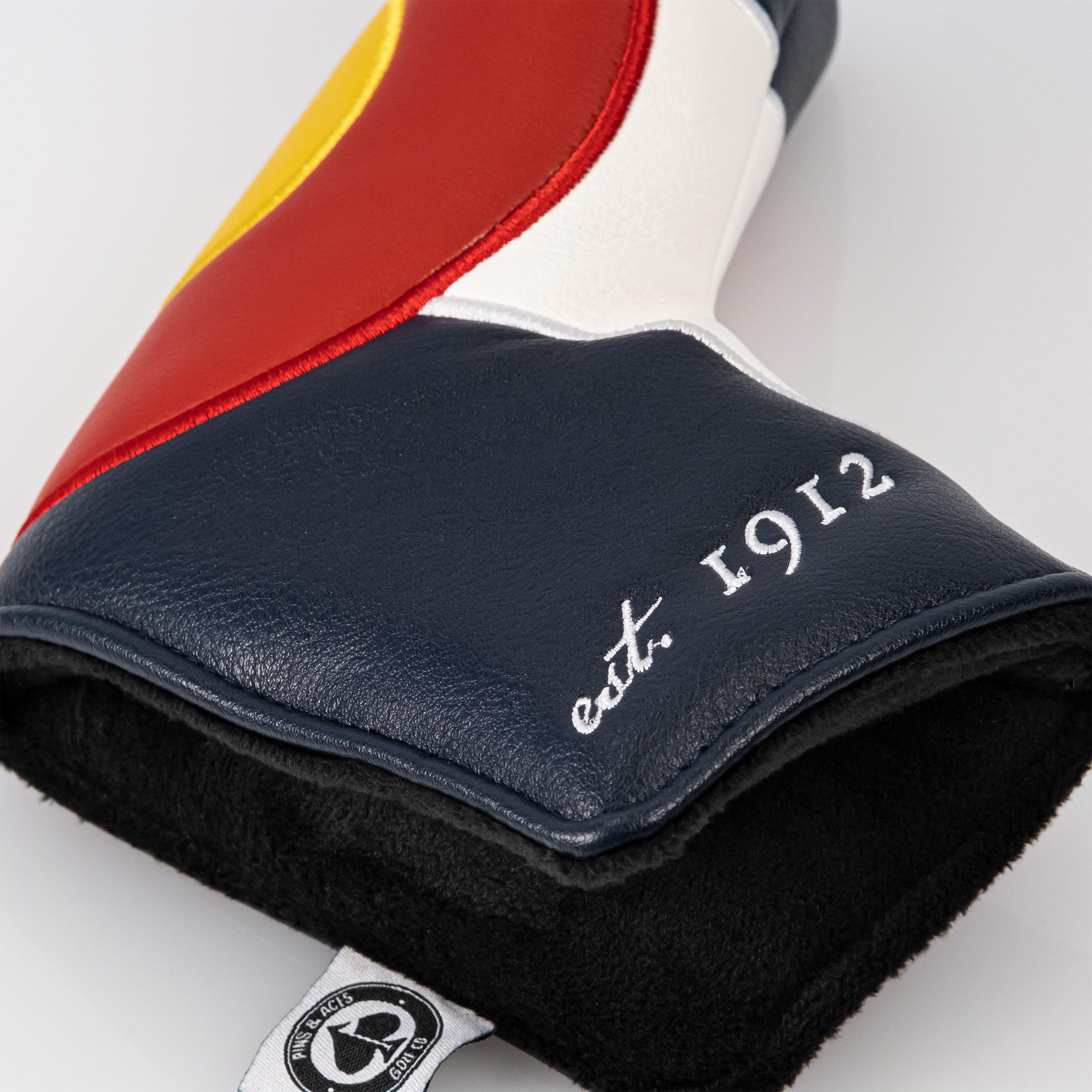 Colorado State Flag Blade Putter Cover featuring vibrant colors and a secure fit for golf clubs.