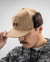 Flapback Fitted Hat - Grizzly
