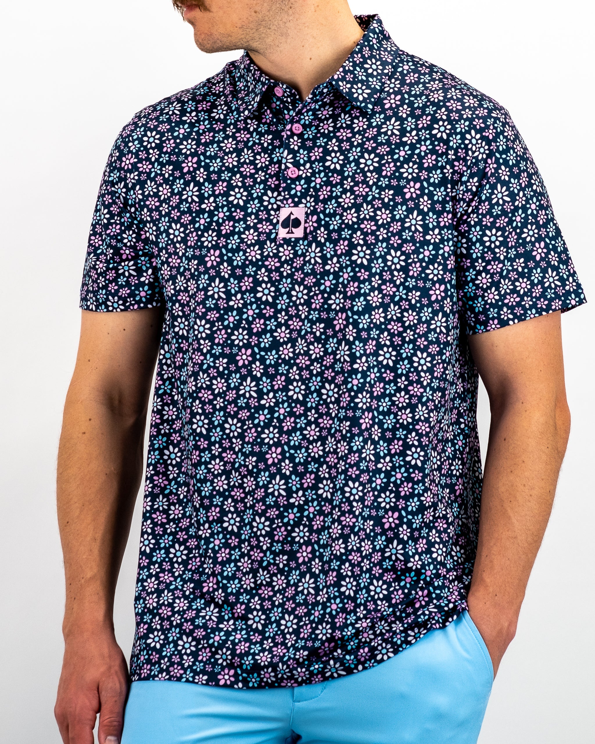 Men's Golf Polo - Daisy Daze
