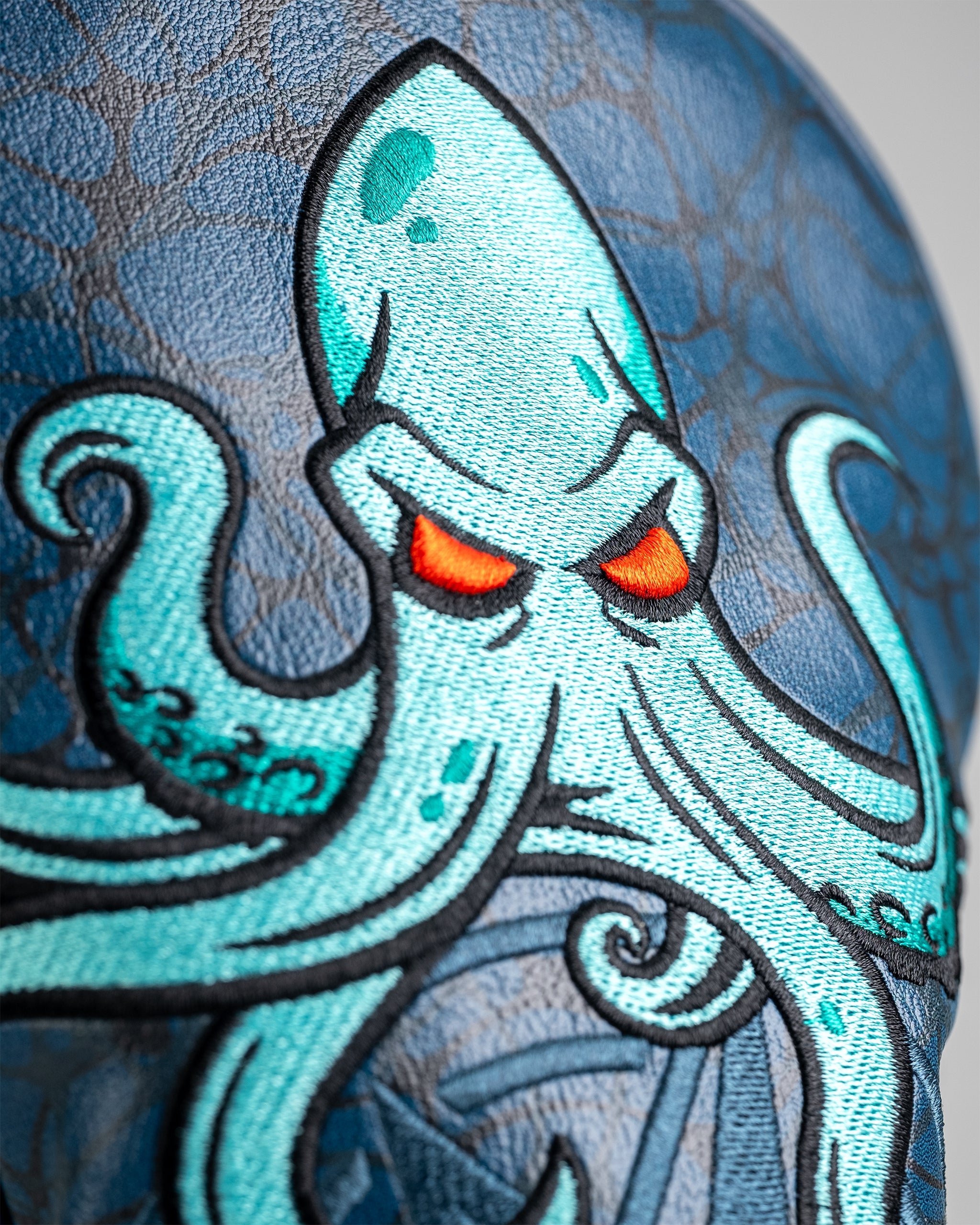 Bold Kraken driver cover featuring a detailed octopus design with vibrant colors, perfect for golfers seeking unique style.