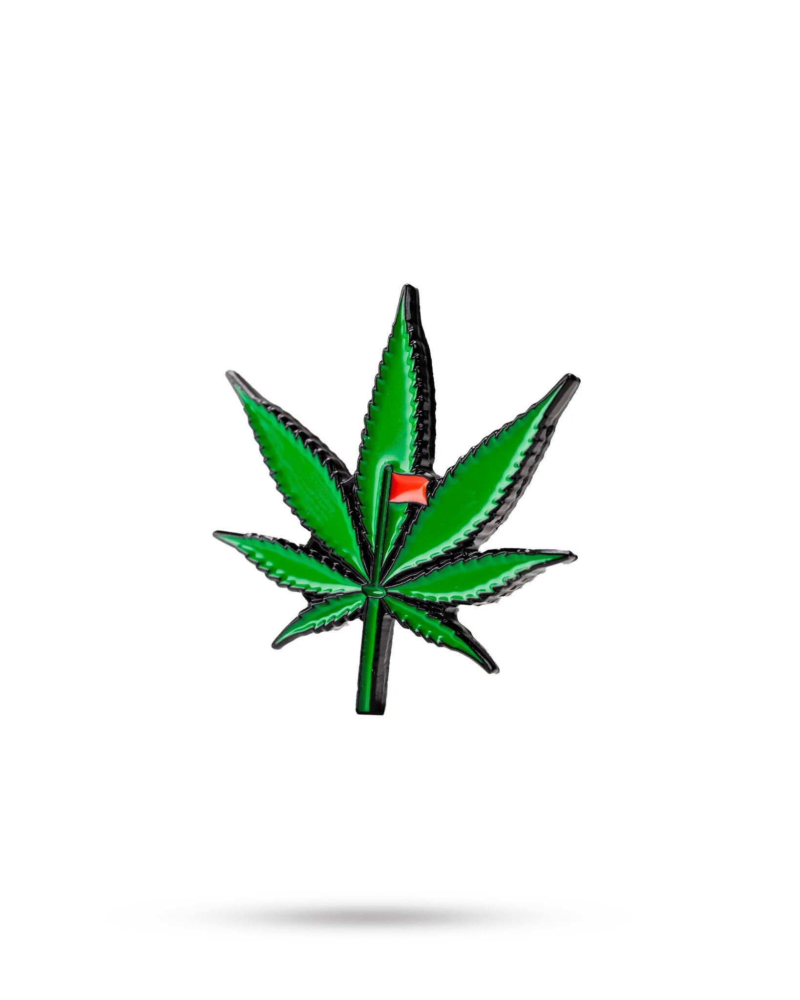 Pot Leaf Golf Ball Marker Accessory
