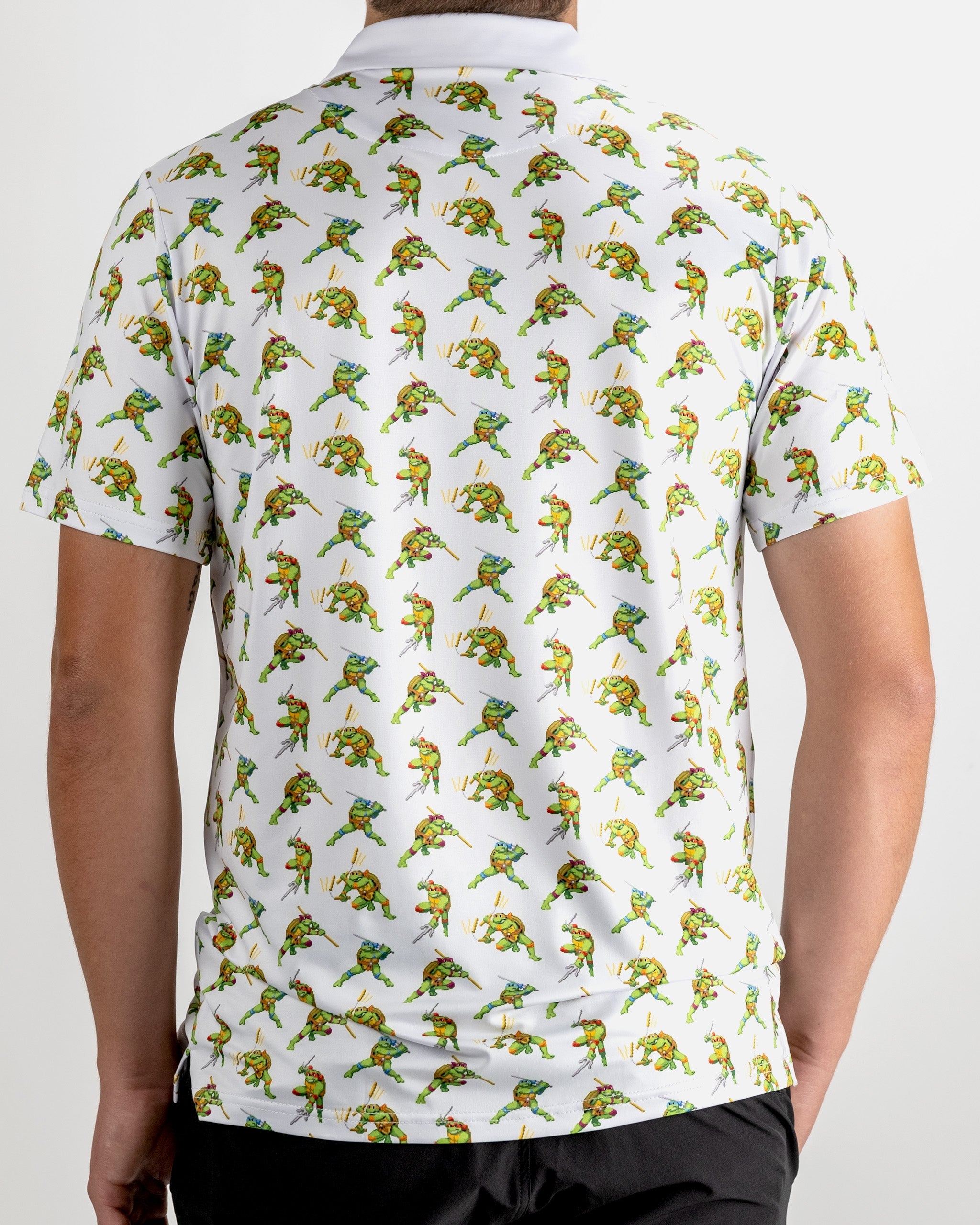Men's Golf Polo TMNT - Cowabunga Classic 8-Bit