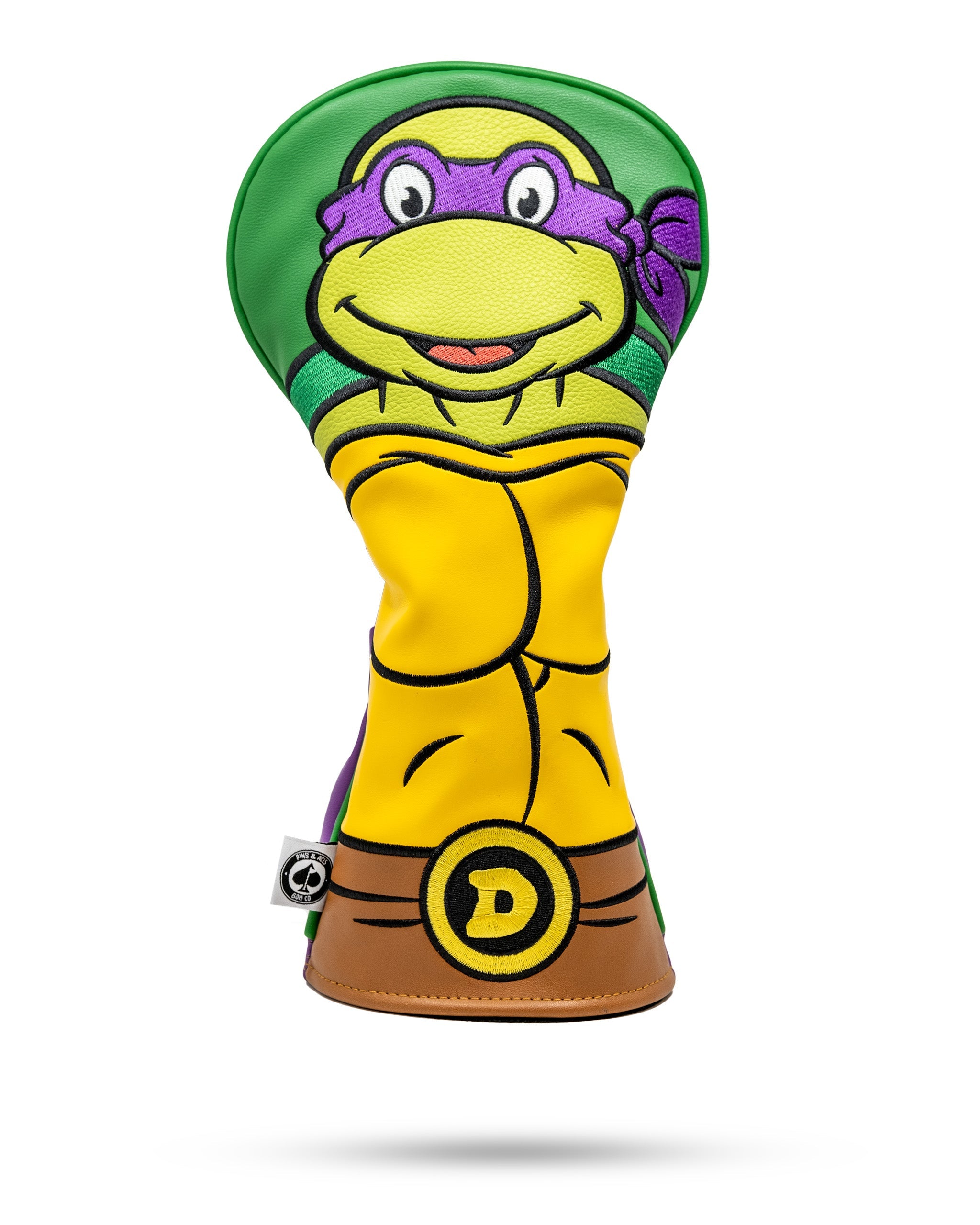 Donatello driver cover featuring vibrant colors and detailed character design, perfect for TMNT fans on the golf course.