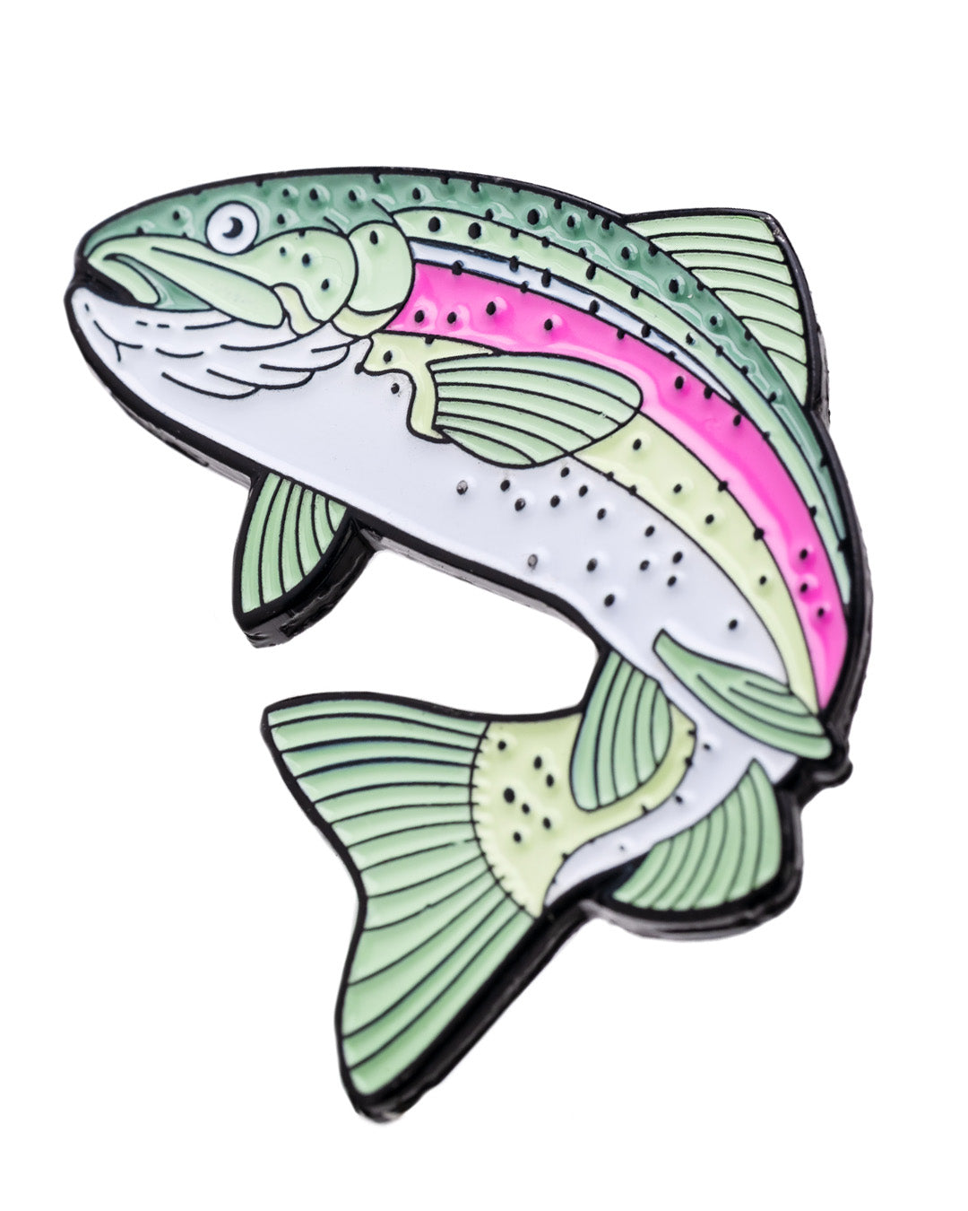 Colorful trout ball marker featuring detailed design, perfect for golfers who want to add a unique touch to their game.