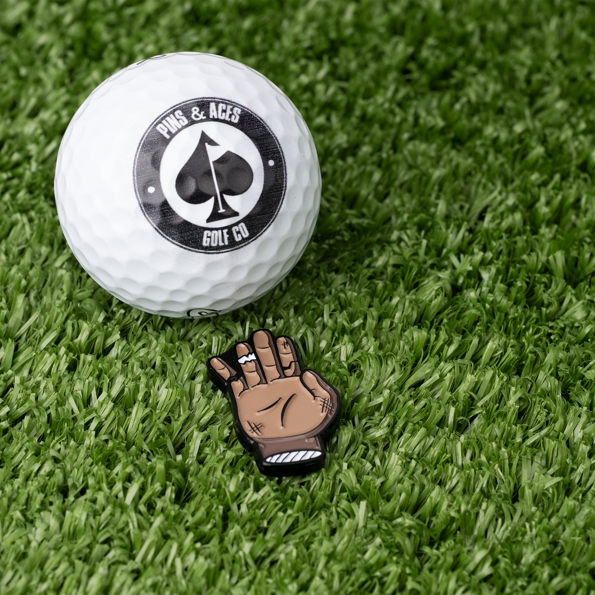 Chubs Hand Golf Ball Marker Accessory