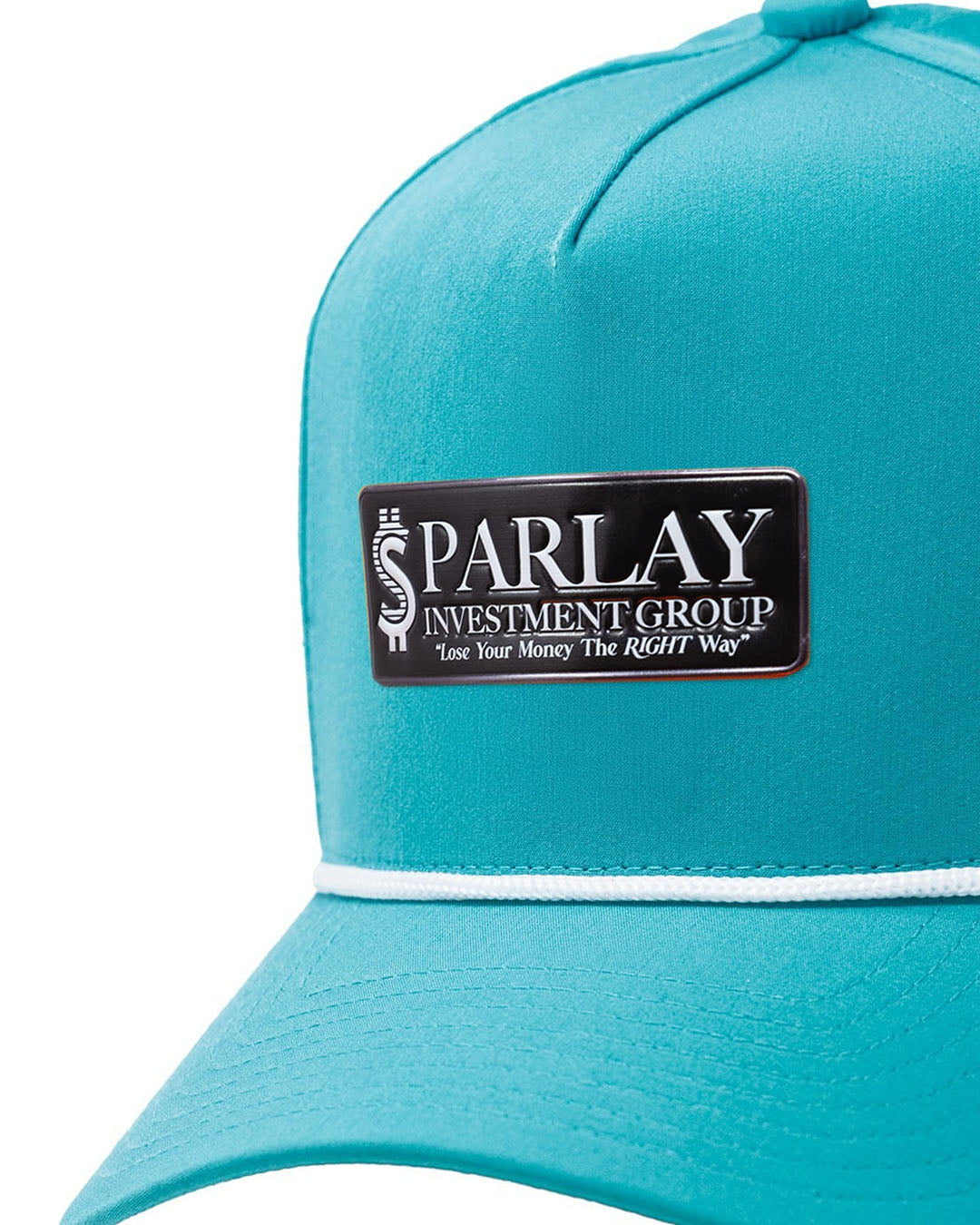 Perforated Rope Hat | Parlay | Baby Blue | 5 Panel | Custom