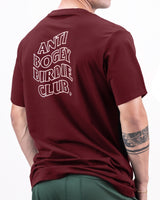 Anti Bogey Birdie Club Tee - Merlot