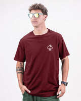 Anti Bogey Birdie Club Tee - Merlot