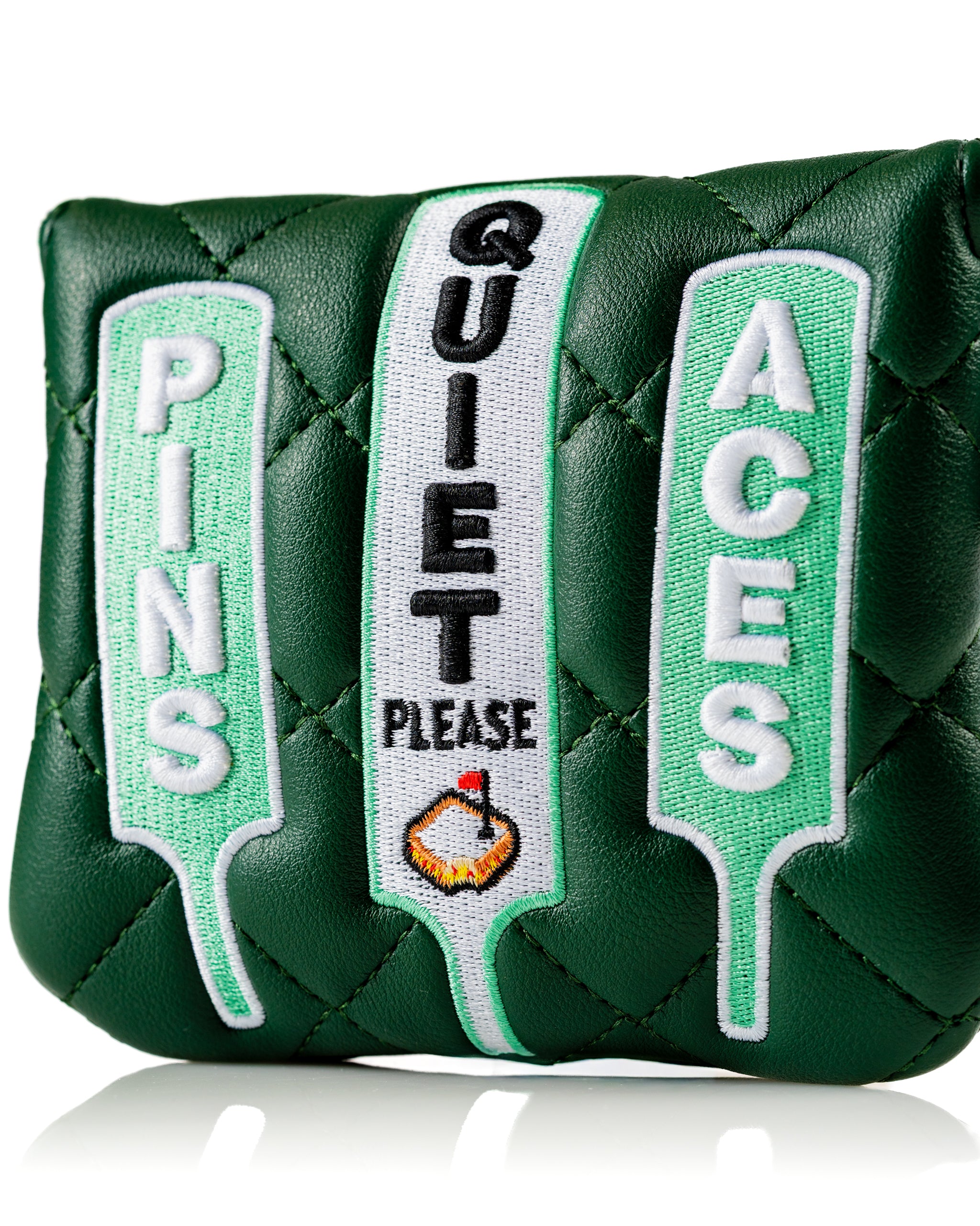 Quiet Please - Center Shaft Mallet Putter Cover | Bold Design