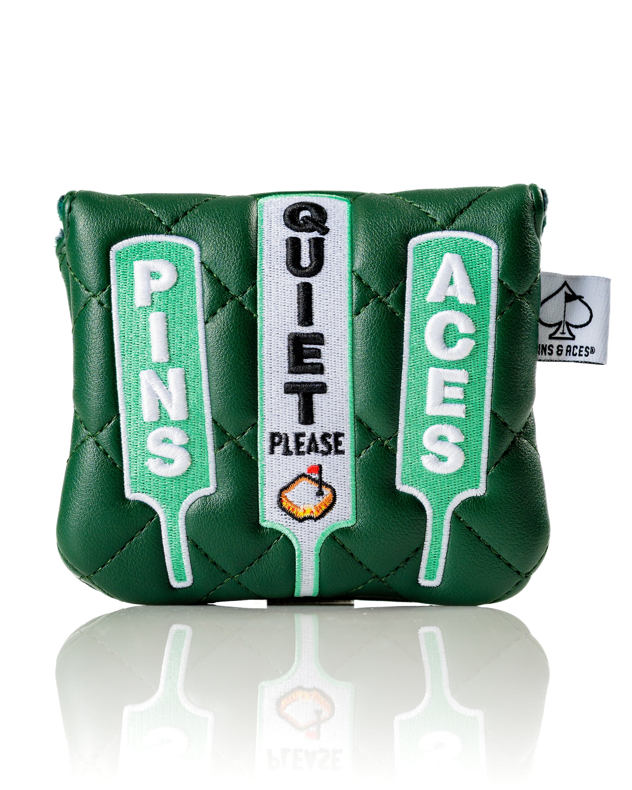 Quiet Please - Center Shaft Mallet Putter Cover | Bold Design