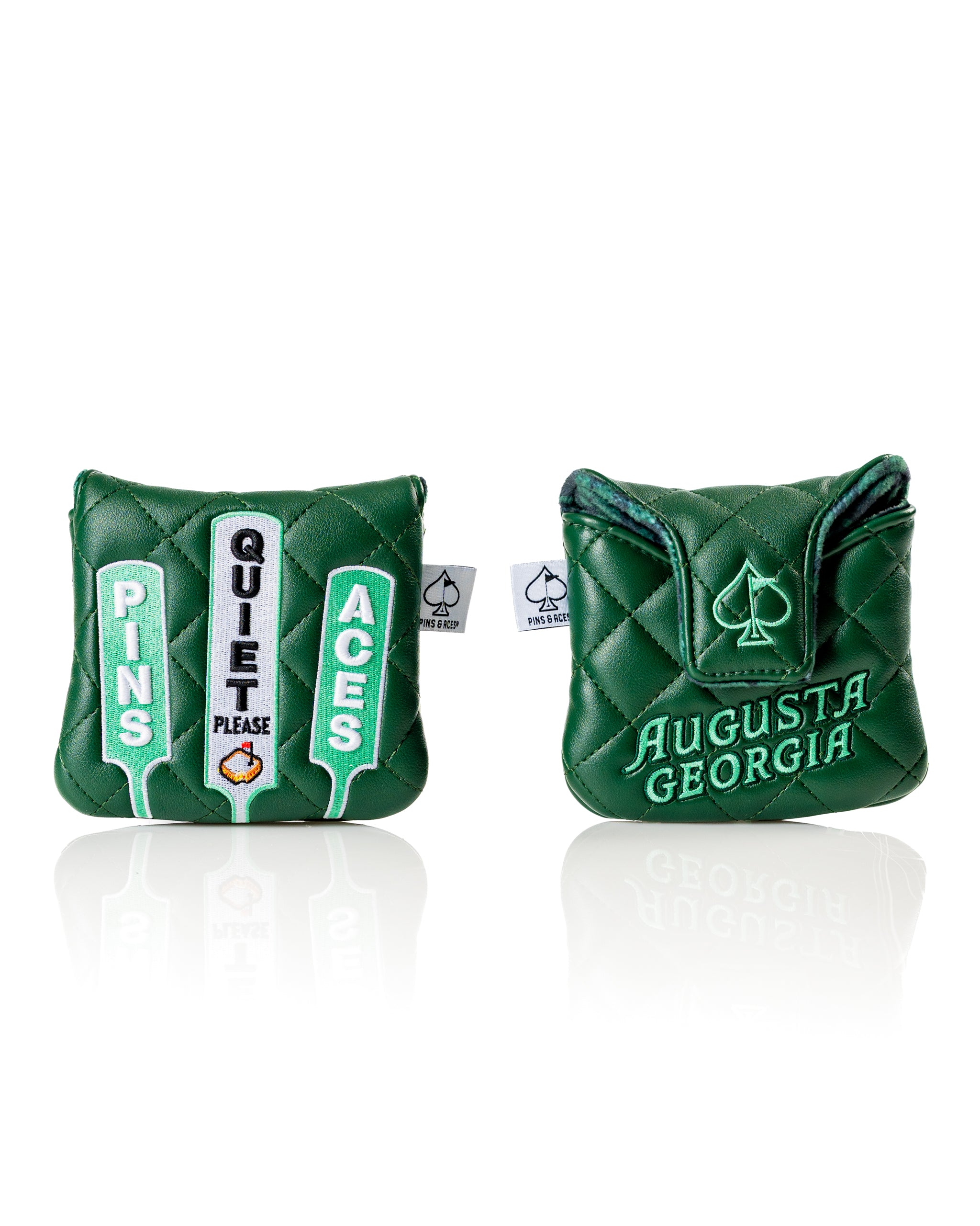 Bold Quiet Please Mallet Putter Cover | Unique Design | Premium