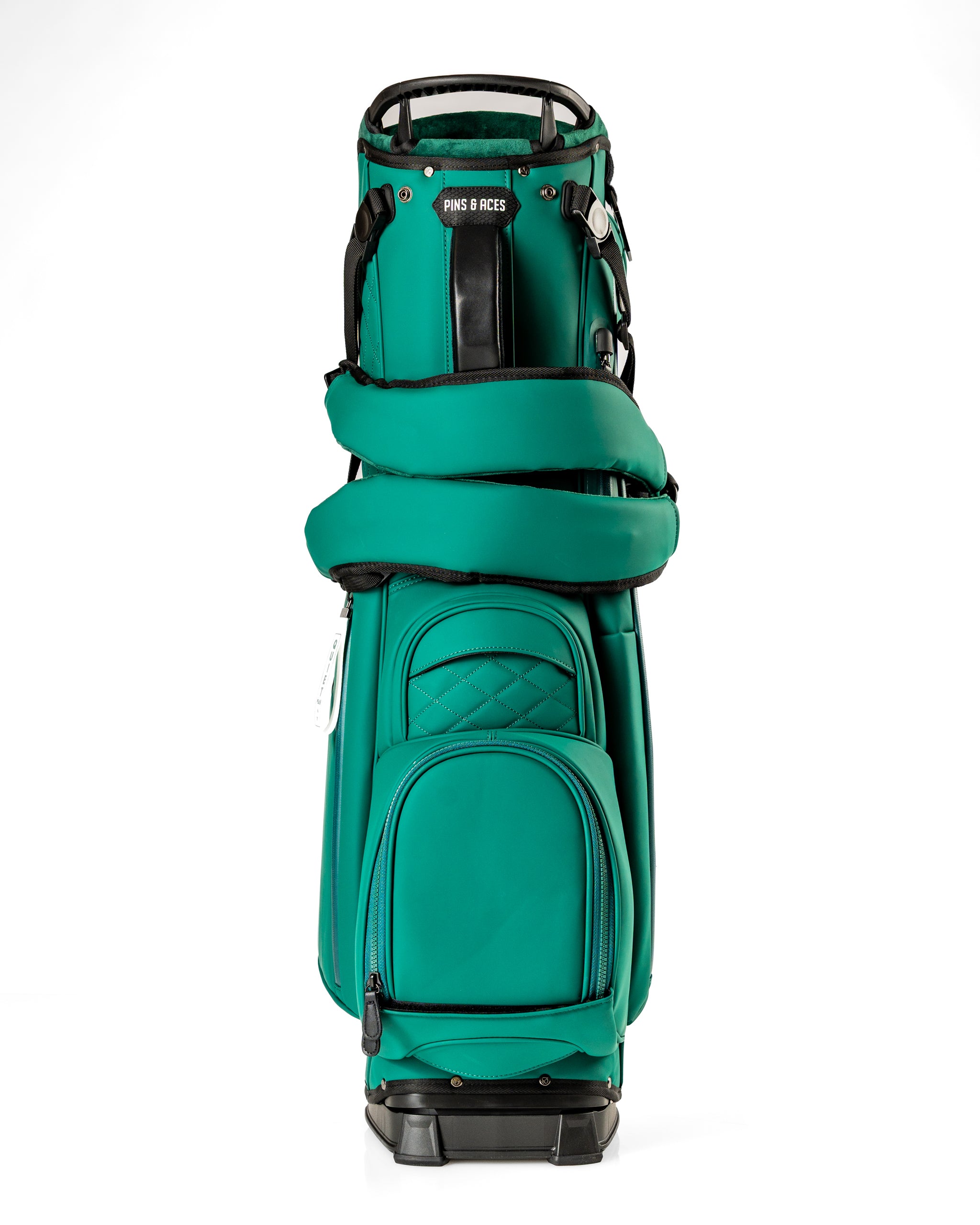 Teal Player Preferred golf bag with a sleek design, featuring padded straps and multiple pockets for accessories.