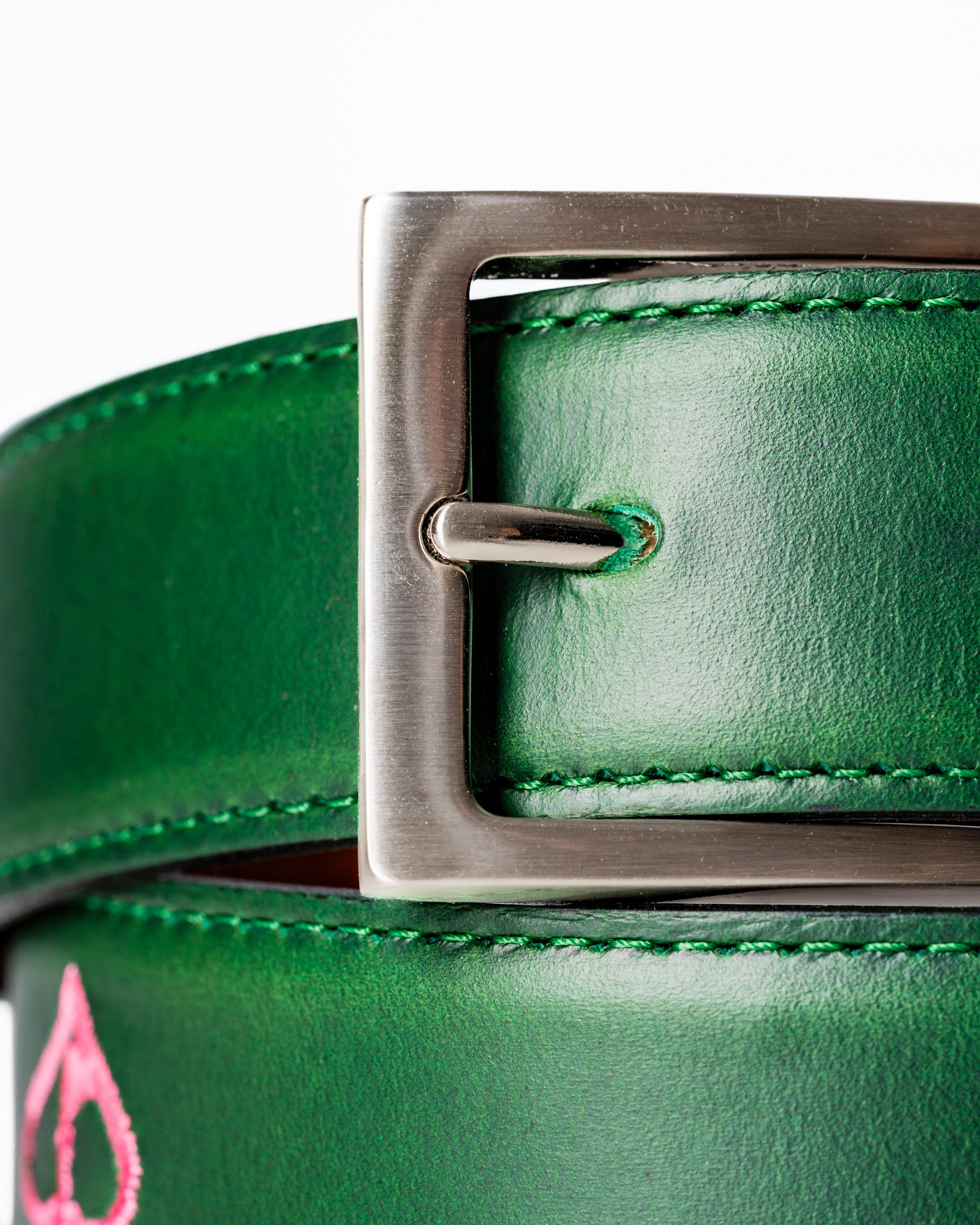 Augusta 2026 Embroidered Spade Leather Belt