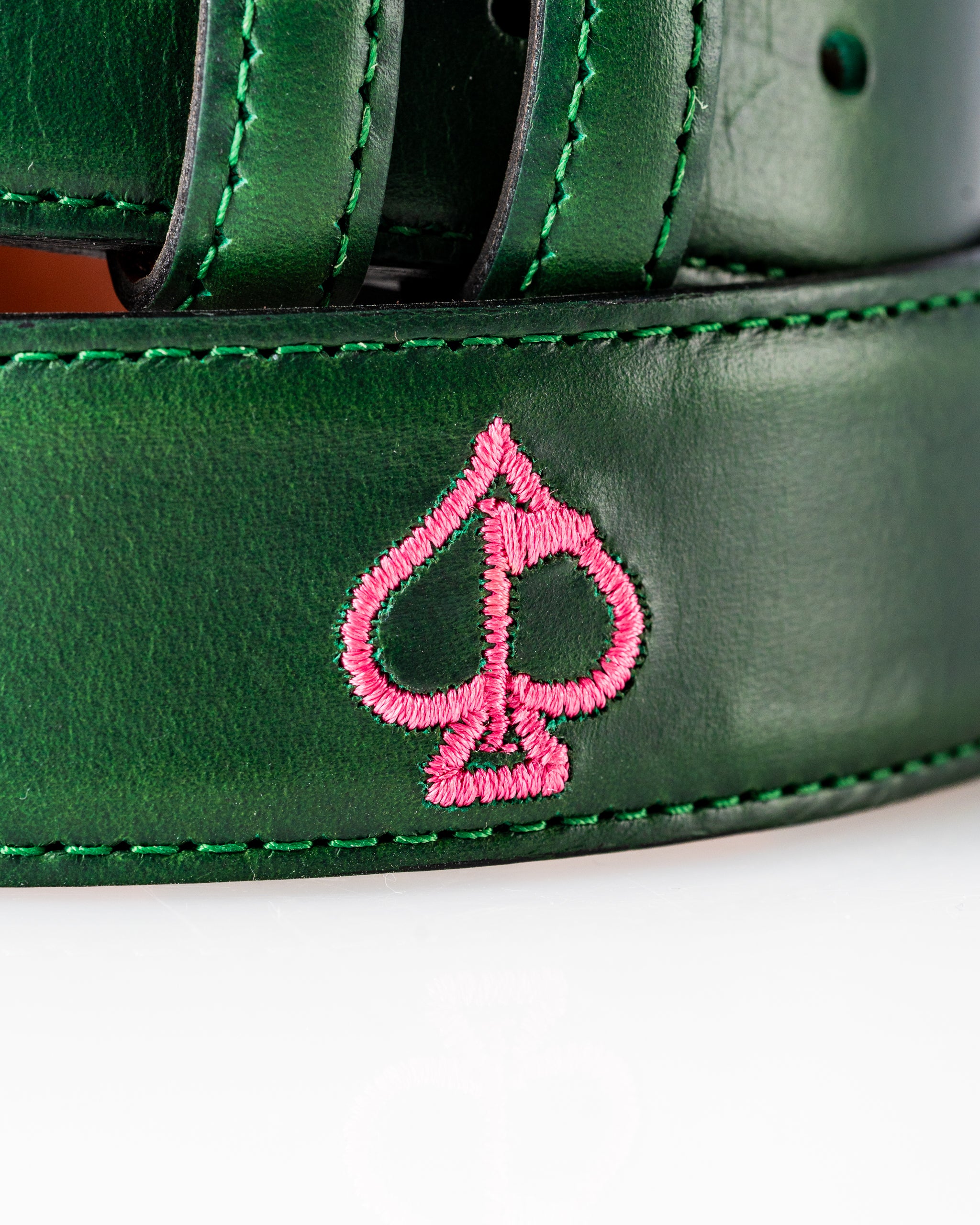 Augusta 2026 Embroidered Spade Leather Belt