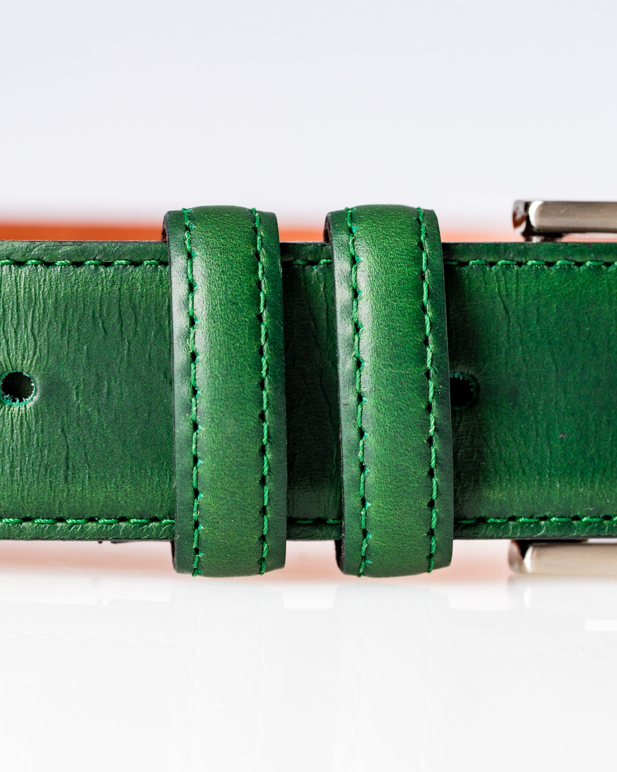 Augusta 2026 Embroidered Spade Leather Belt