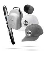 Golfer Gift Pack - Hat Hoarder - Ash and White