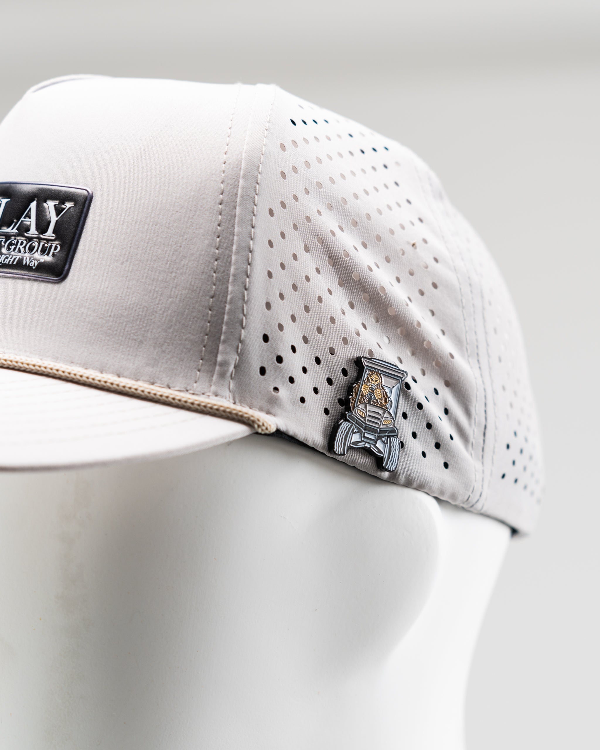 Perforated Rope Hat - Parlay Investment Group - Bone