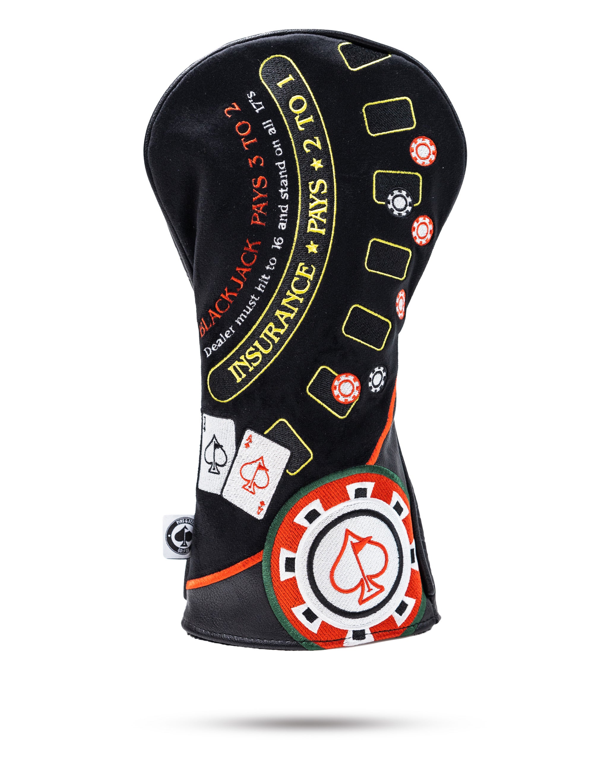Blackjack - Golf Driver Headcover – Pins and Aces