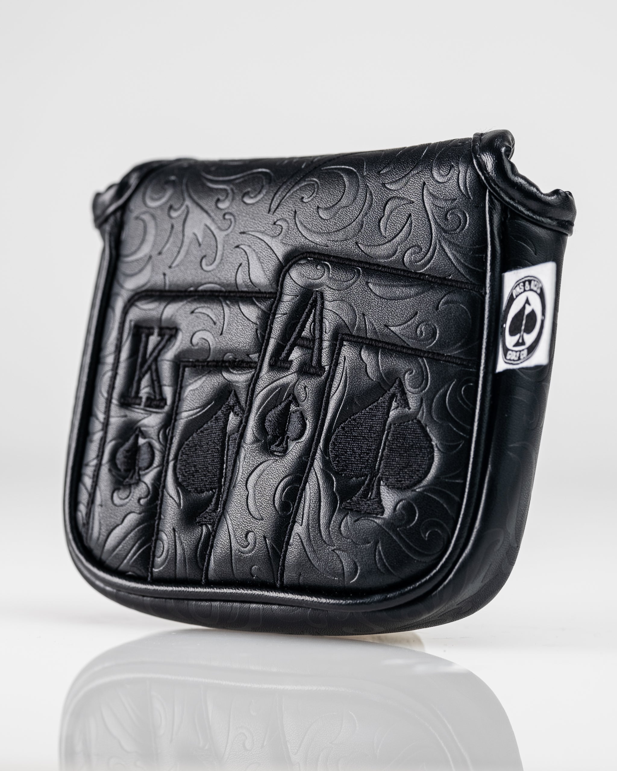 Blackout Ace of Spades - Mallet Putter Cover
