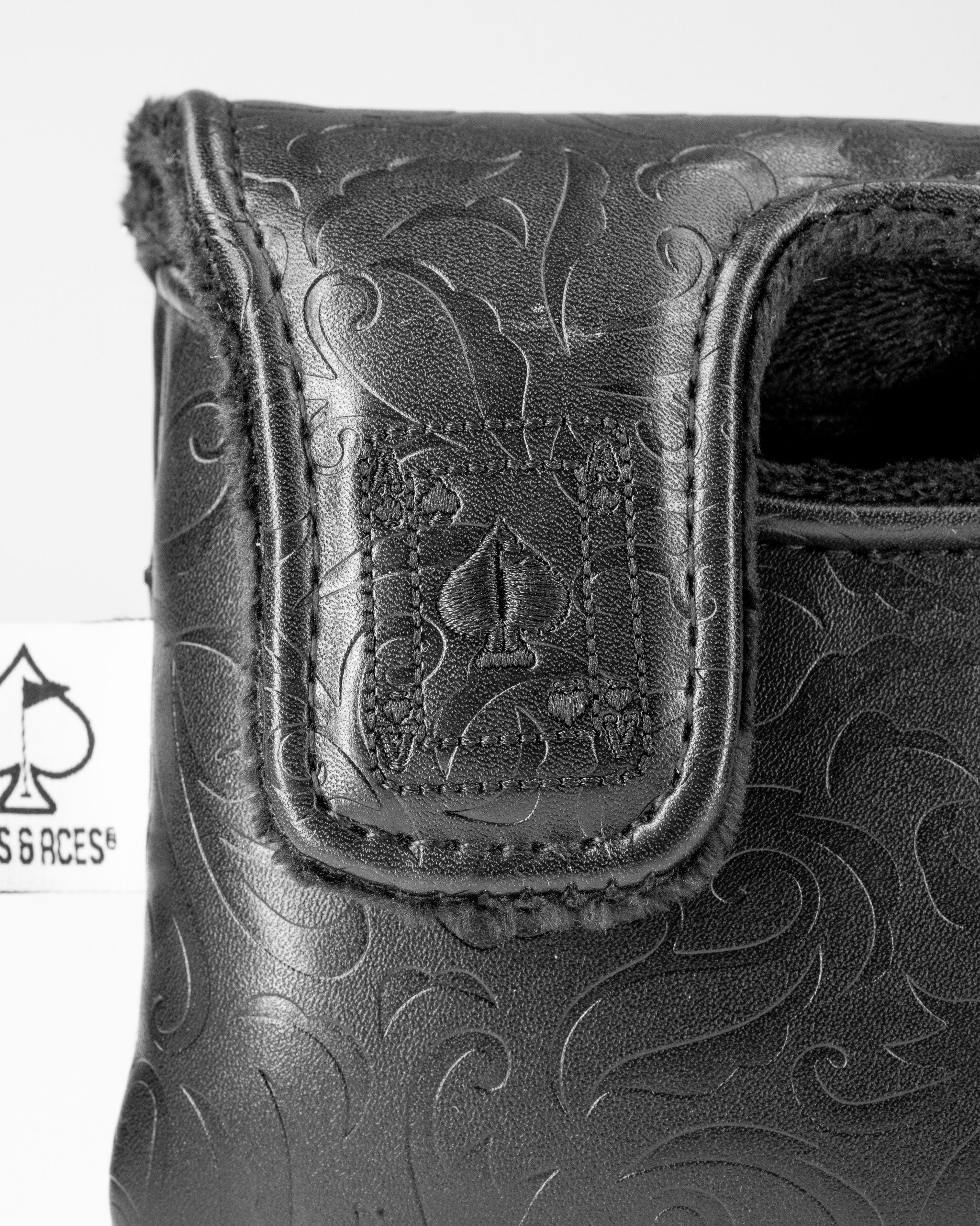 Blackout Ace of Spades - Center Shaft Mallet Putter Cover