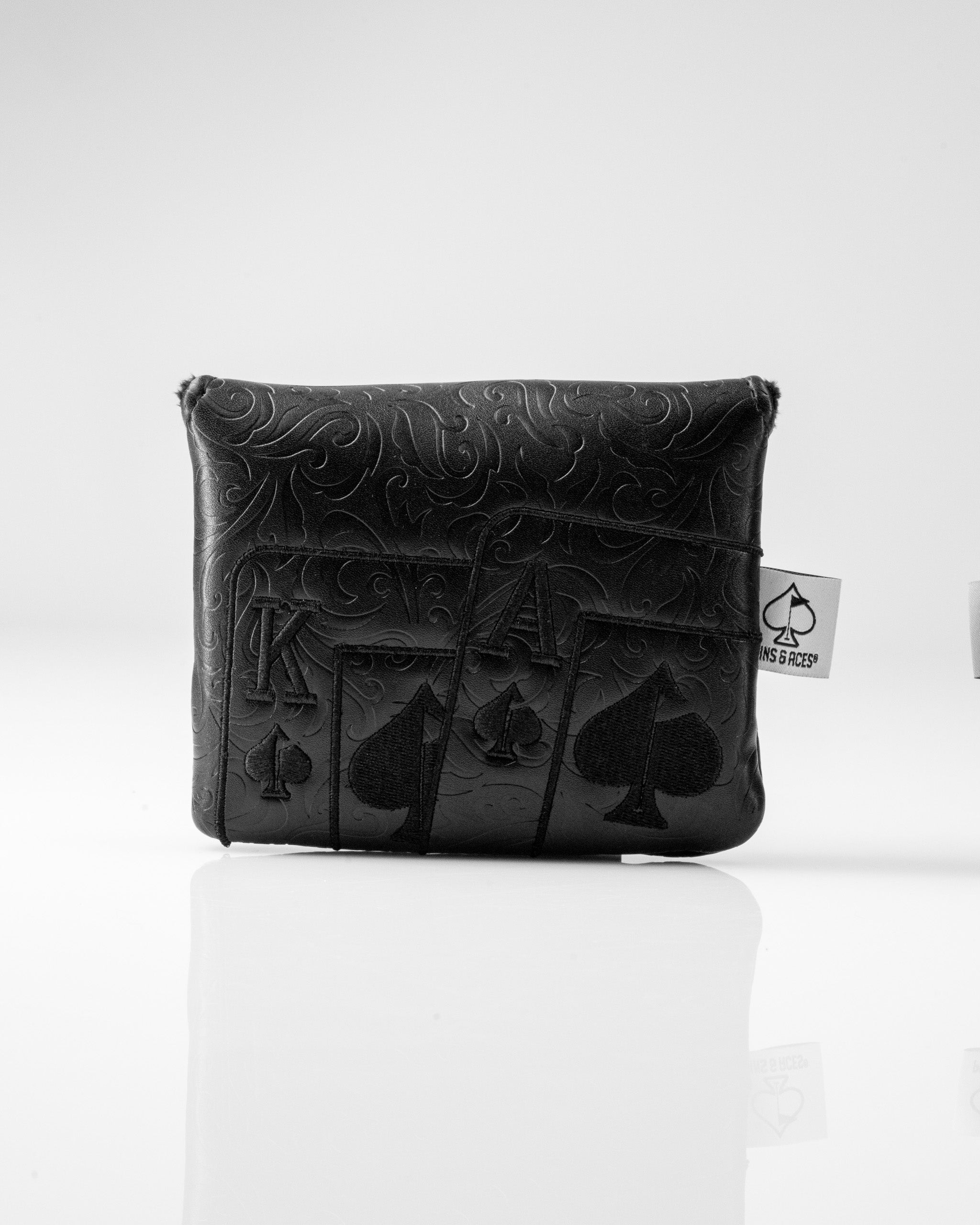 Blackout Center Shaft Mallet Putter Cover - Pins & Aces