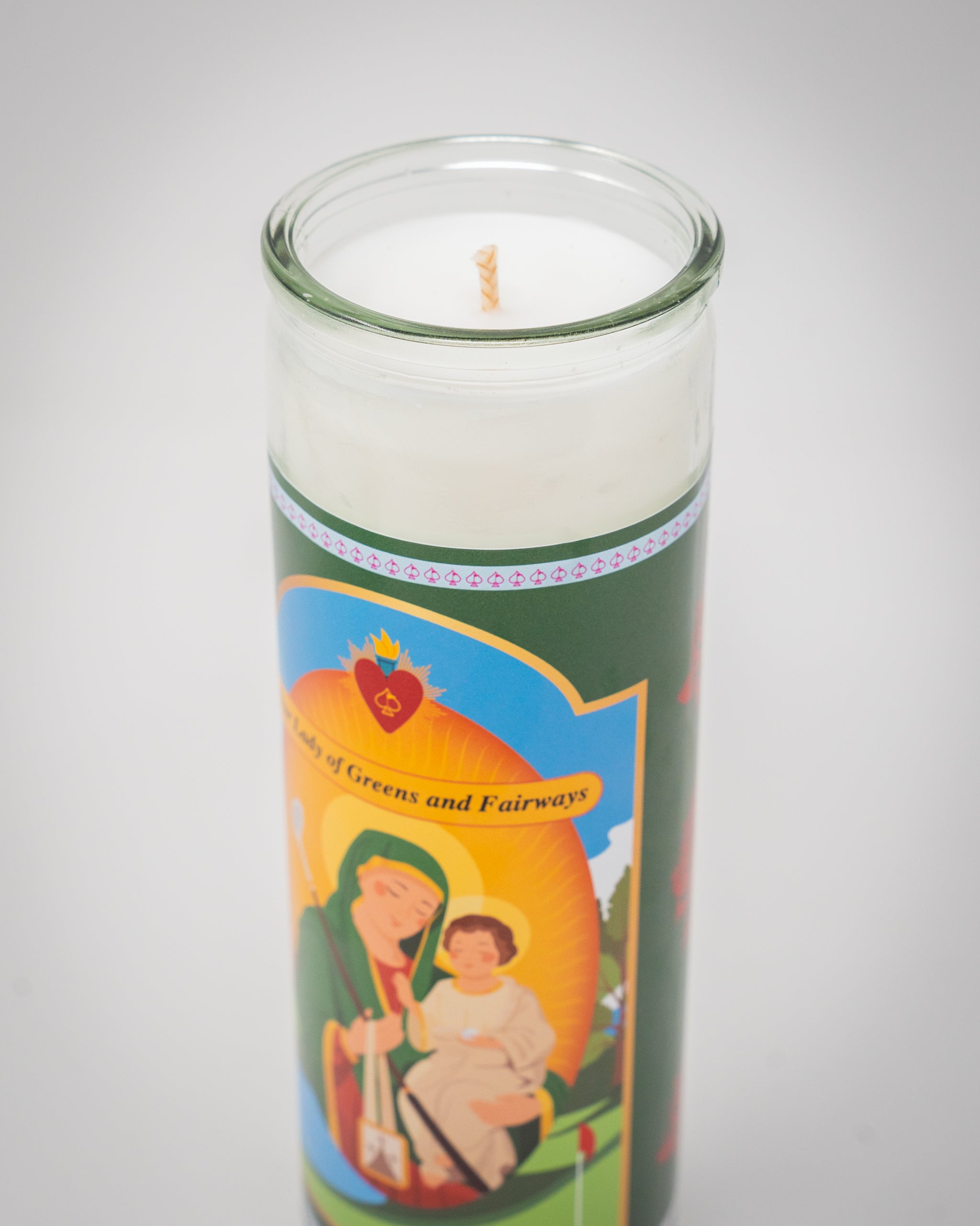 Our Lady of Greens and Fairways Candle