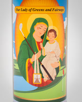 Our Lady of Greens and Fairways Candle