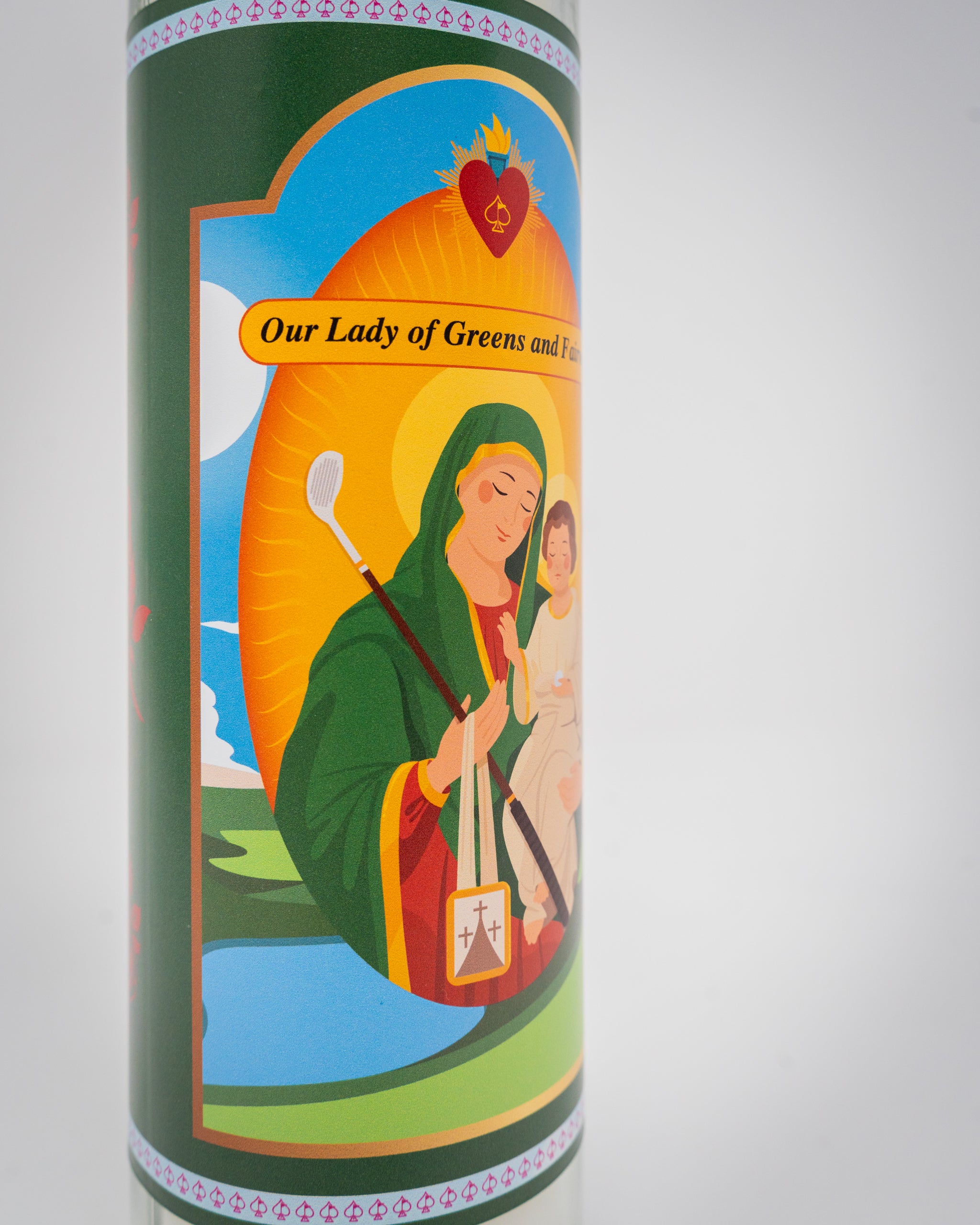 Our Lady of Greens and Fairways Candle