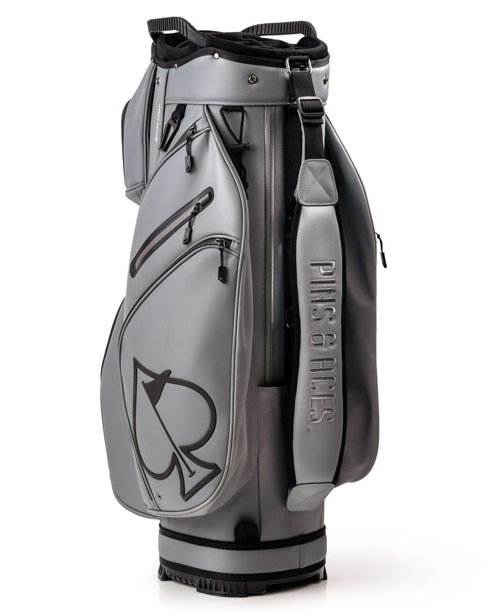 Pins & Aces Cart Bag - Flat Ash | Player Preferred Golf Bag