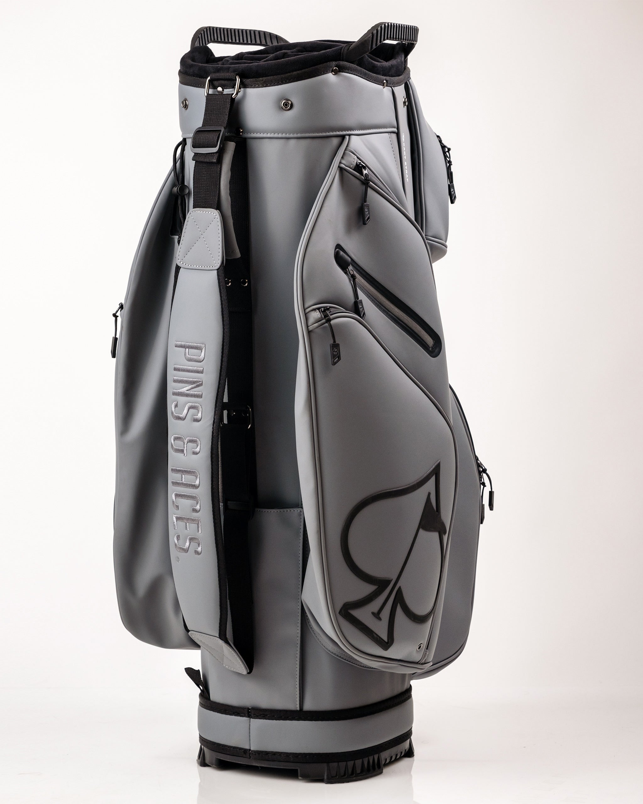 Pins & Aces Cart Bag - Flat Ash | Player Preferred Golf Bag