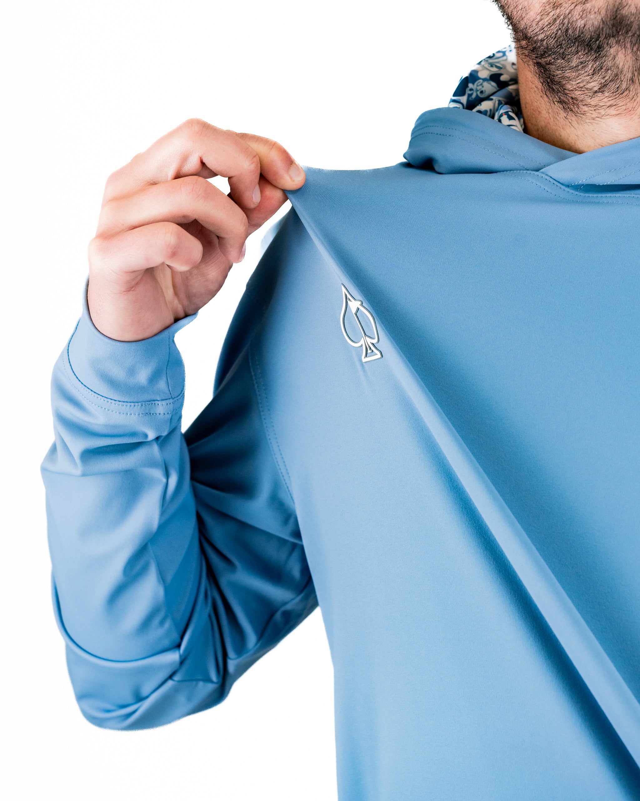 Performance Golf Hoodie | Coca-Cola Glacier Blue | Lightweight