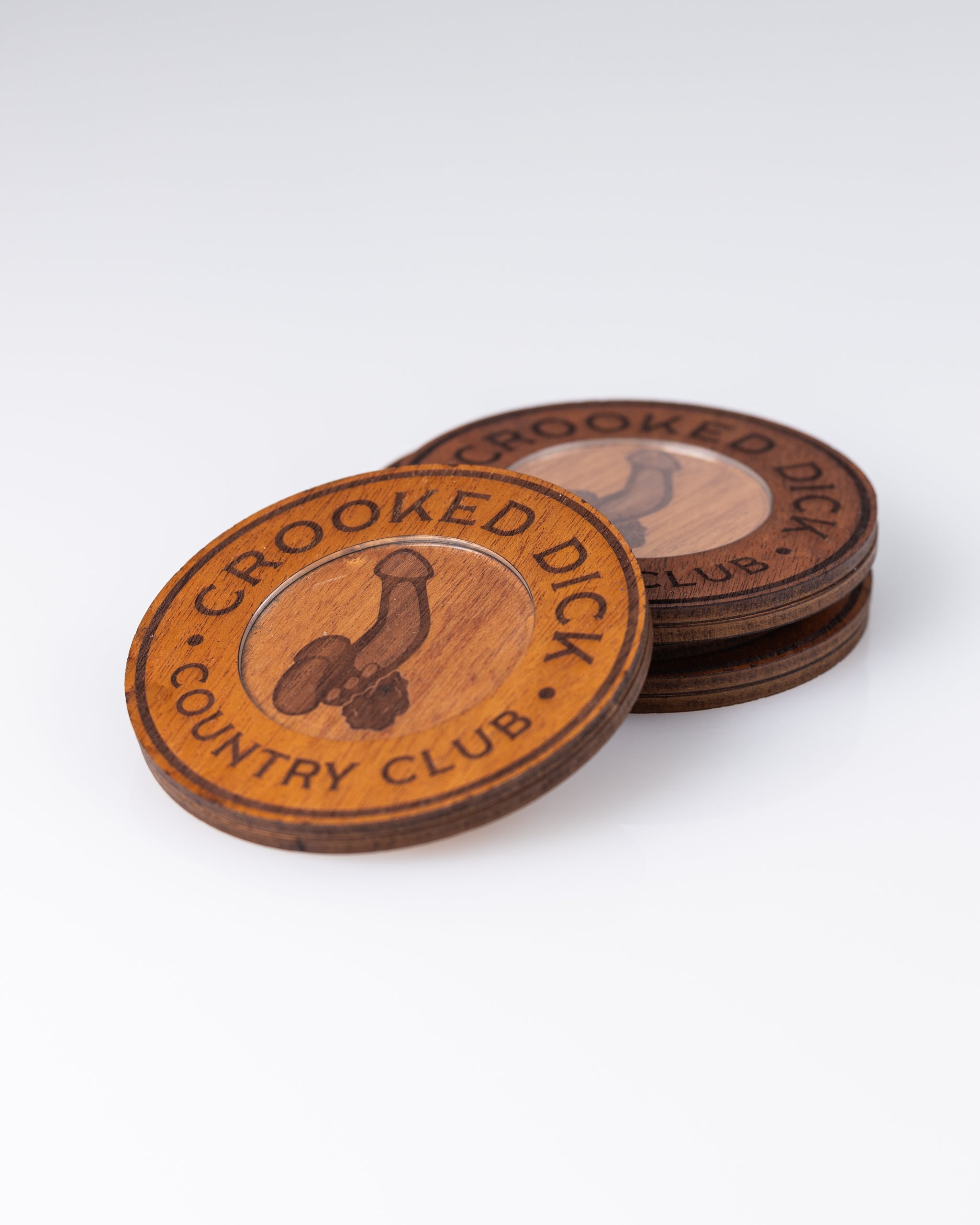 Crooked Dick Coaster Set