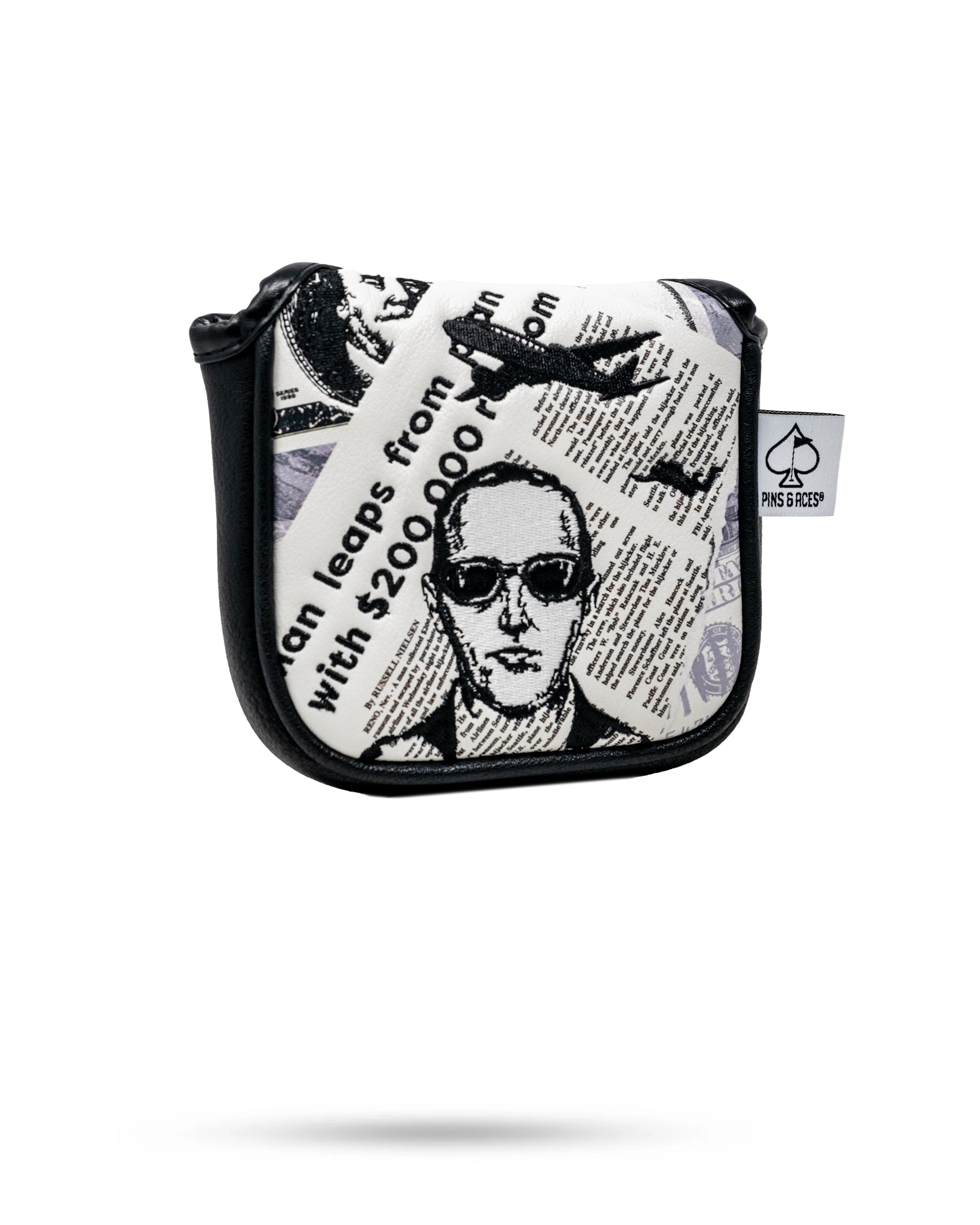 Pins & Aces D.B. Cooper - Mallet Putter Cover - Stand Out on the
