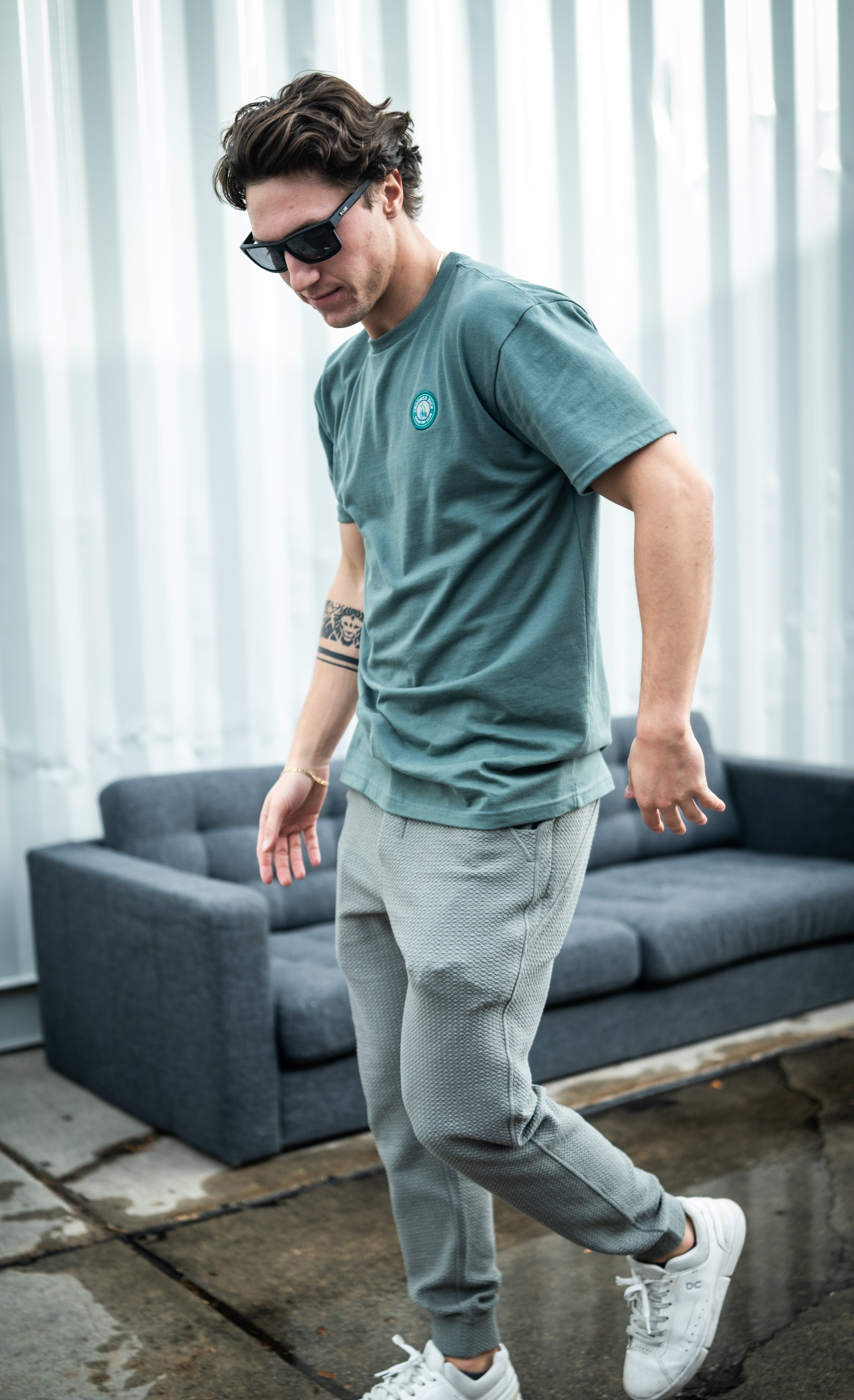 Player Preferred™ Waffleknit Jogger - Sage