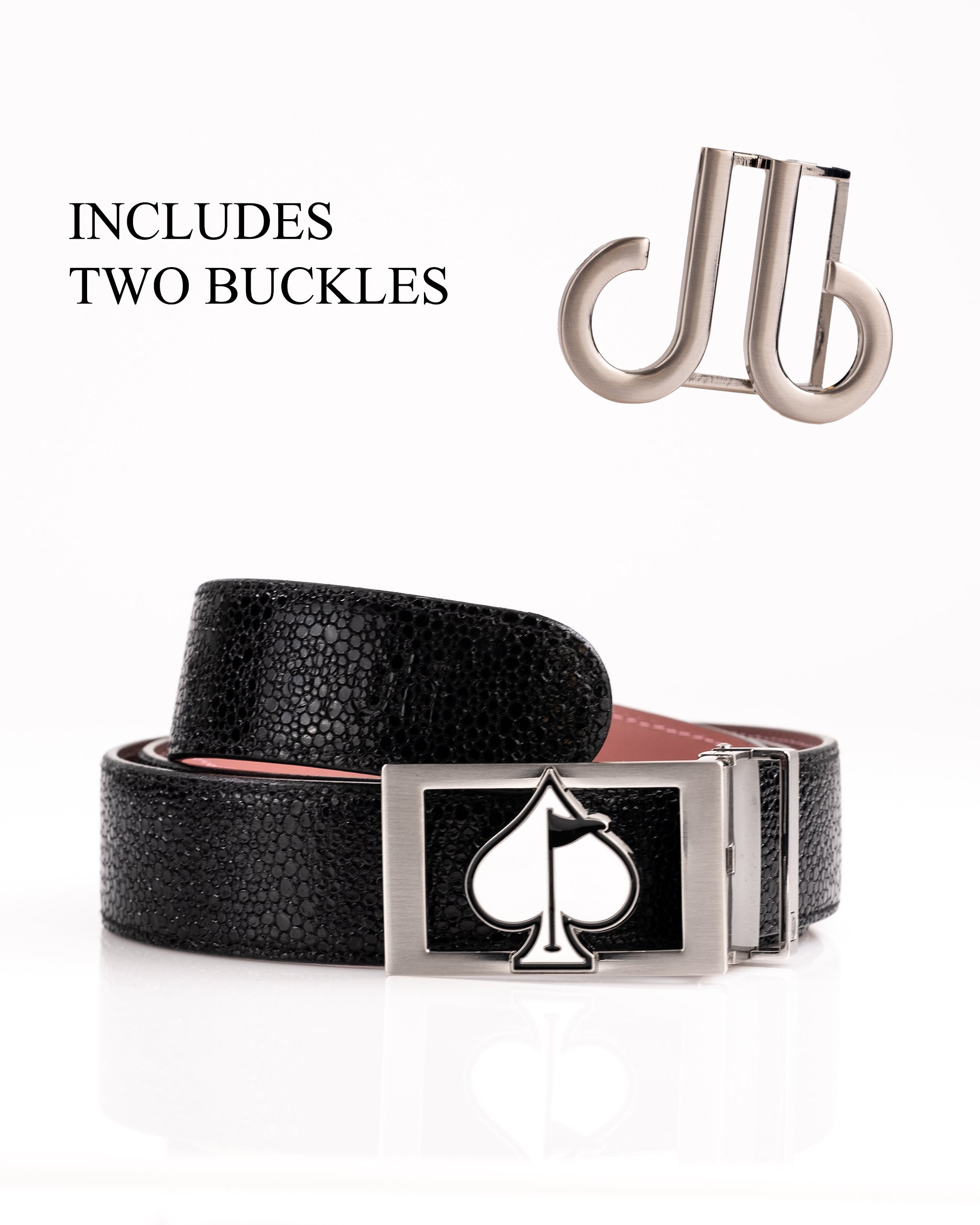 Pins & Aces x Druh - Black Snake Belt