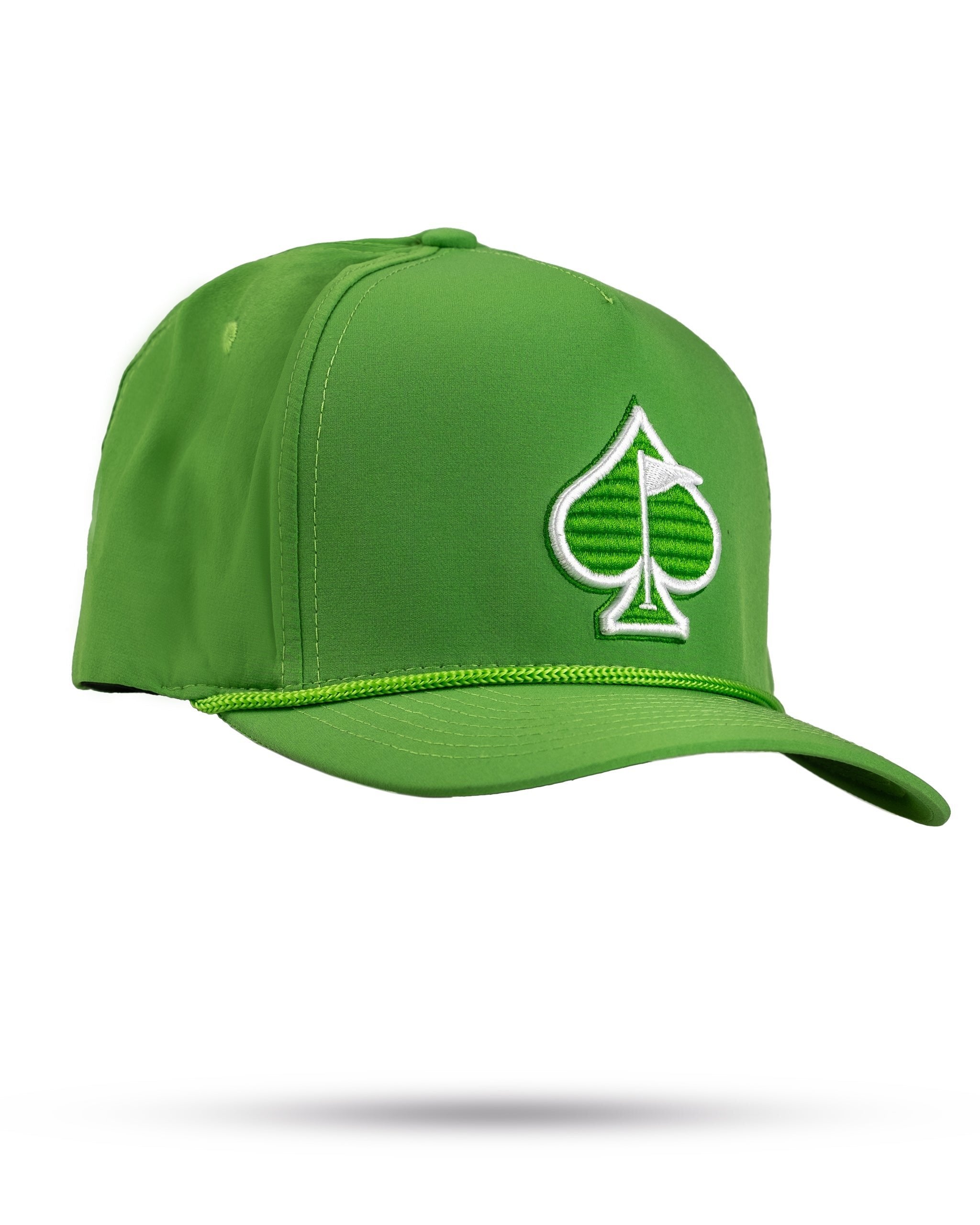 Fairway Wave & Spade Rope Hat - Green