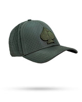 Perforated Spade Hat - Emerald