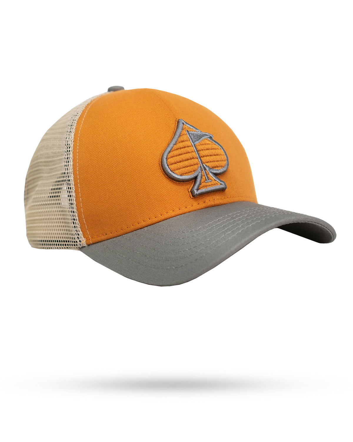 Trucker Spade Hat - Orange