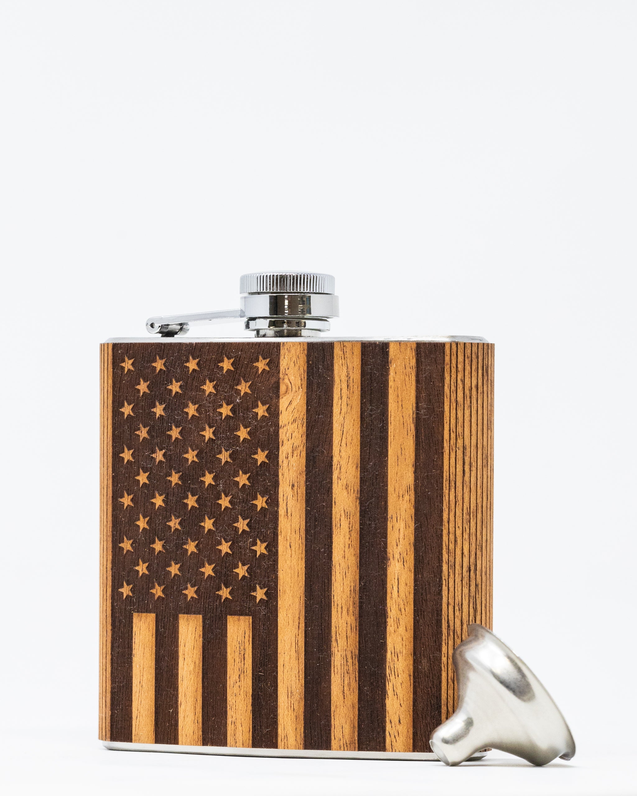 American Flag Flask