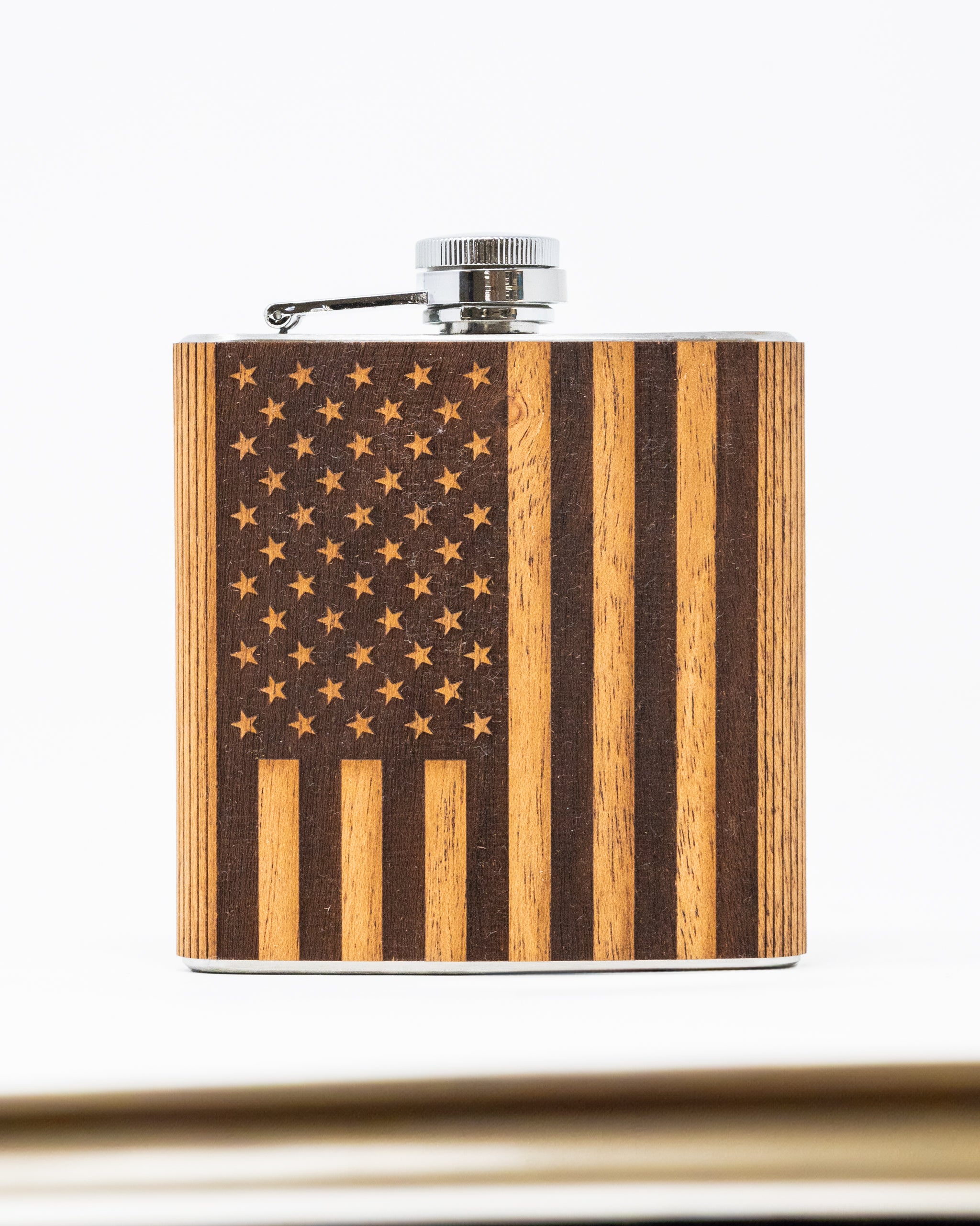 American Flag Flask