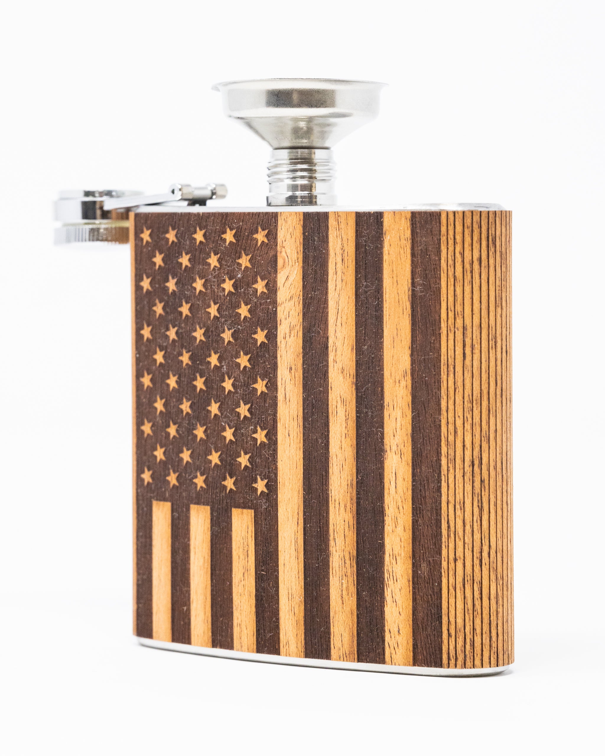 American Flag Flask